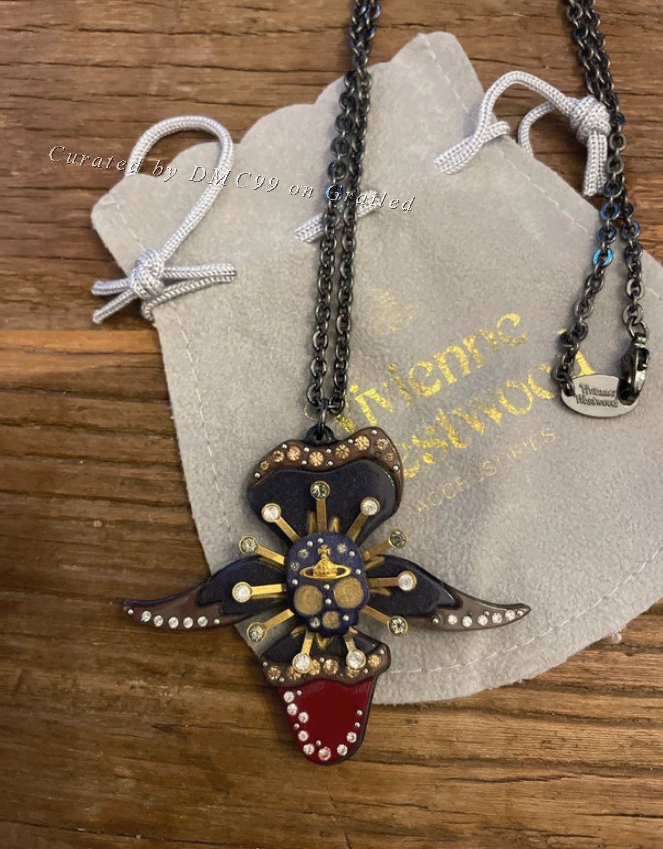 Vivienne Westwood F&F Exclusive Giant Skeleton Necklace | Grailed