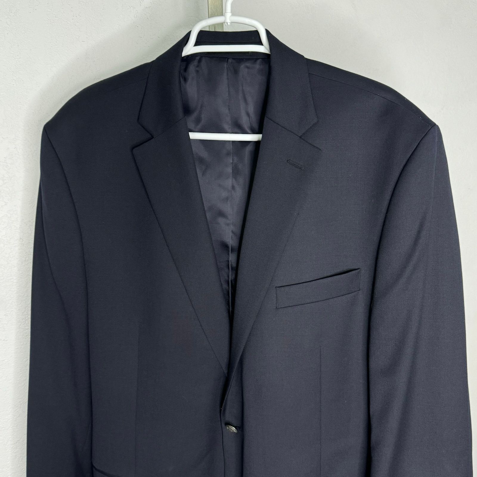 Michael Kors MICHAEL MICHAEL KORS Men's Sport Coat Blazer Two-Button Navy Size 46R - 3 Thumbnail
