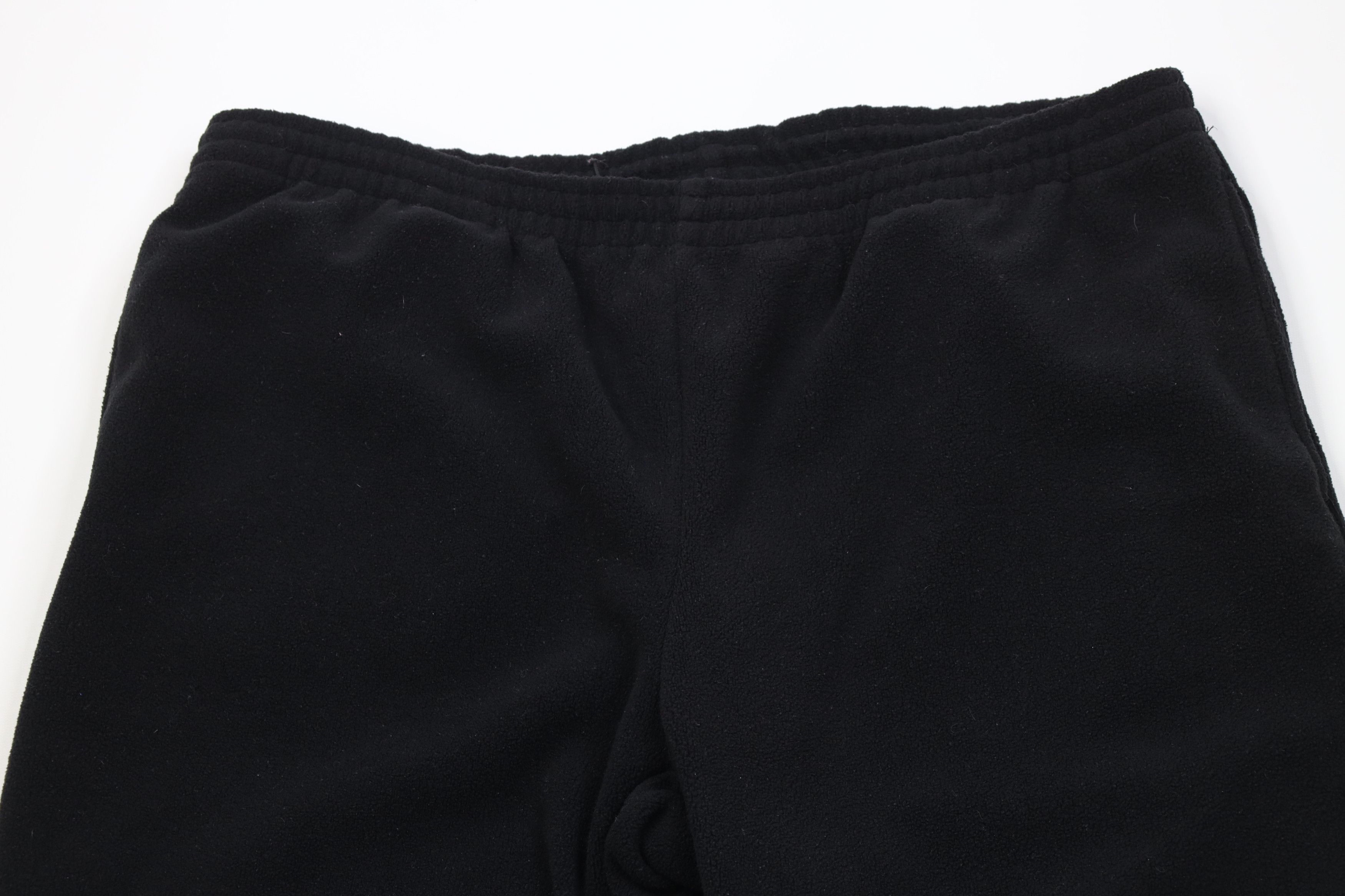 Vintage Vintage 90s Streetwear Fleece Sweatpants Joggers Black Size US 38 / EU 54 - 2 Thumbnail