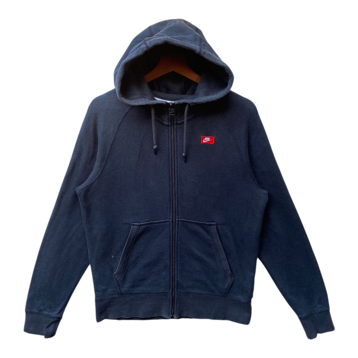 Nike Vintage Nike Hoodie Full Zip Big Logo Pullover Jumper Size M Size US M / EU 48-50 / 2 - 2 Thumbnail
