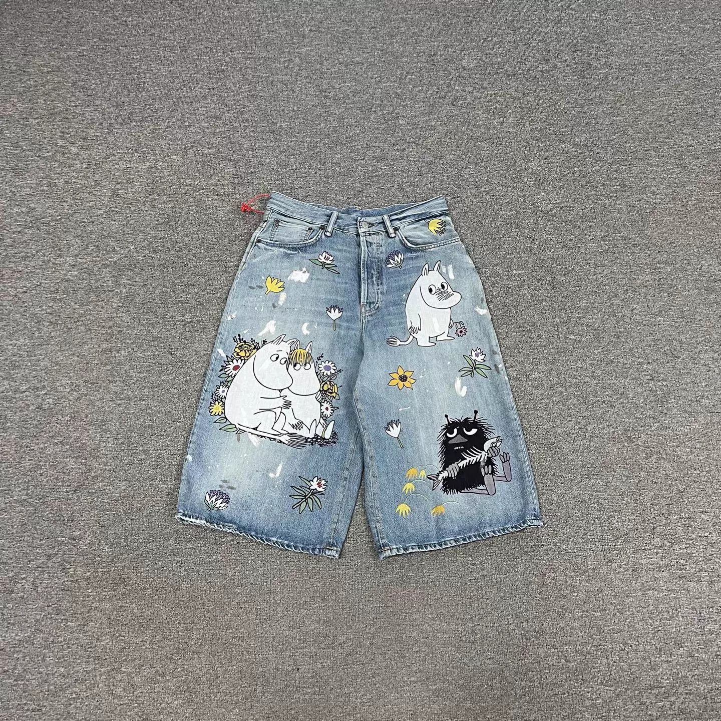 Acne Studios Acne Studios x Moomin 2025ss Denim Short S 99 New Size US 30 / EU 46 - 1 Thumbnail