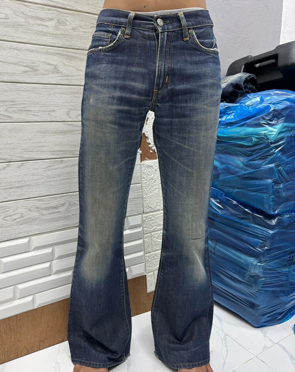 Undercover EDWIN FLARE DISTRESSED DENIM BOOTCUT UNDERCOVER STYLE DESIGN Size US 28 / EU 44 - 11 Thumbnail
