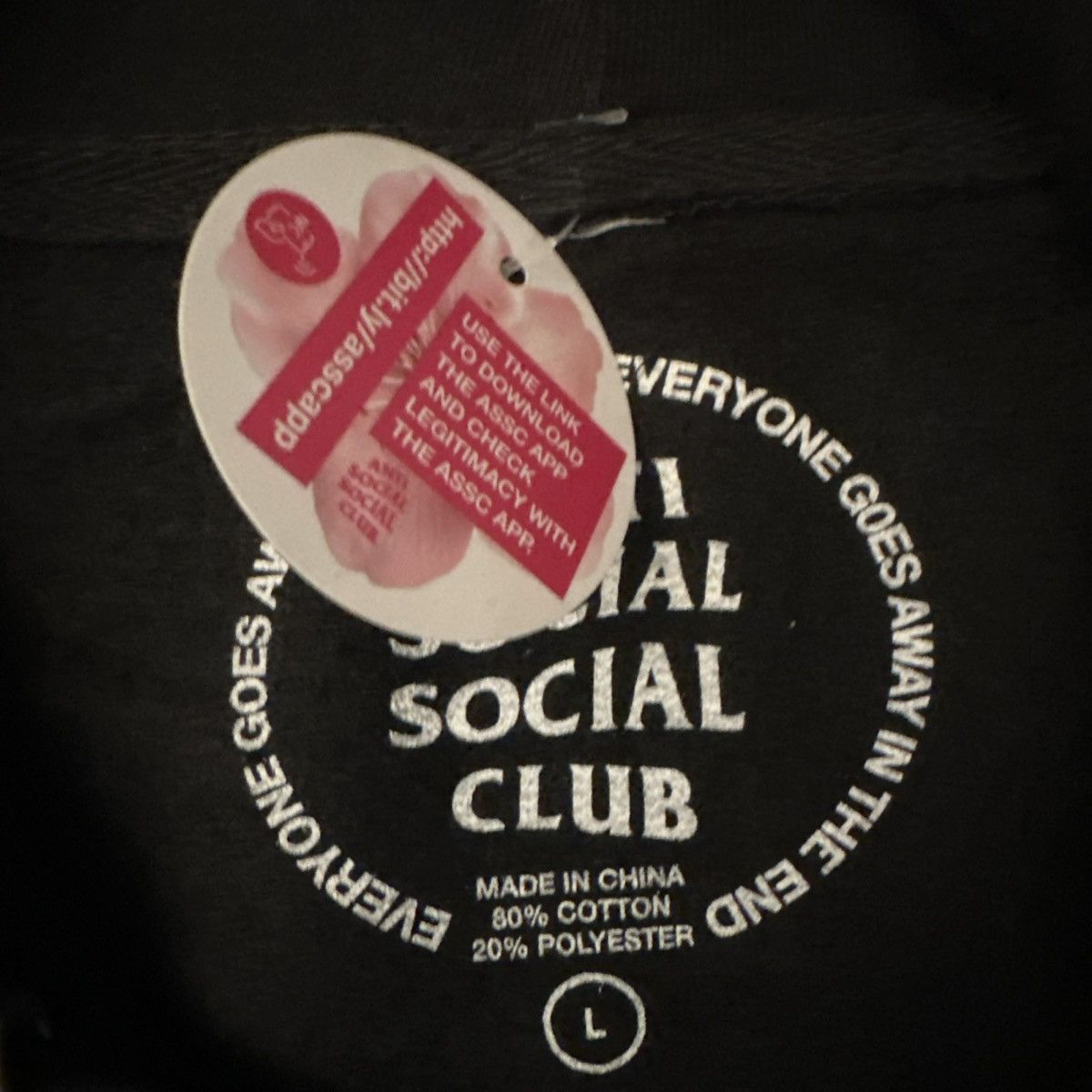 Anti Social Social Club Anti Social Social Club Quest For Love Black Hoodie L ASSC Size US L / EU 52-54 / 3 - 3 Thumbnail