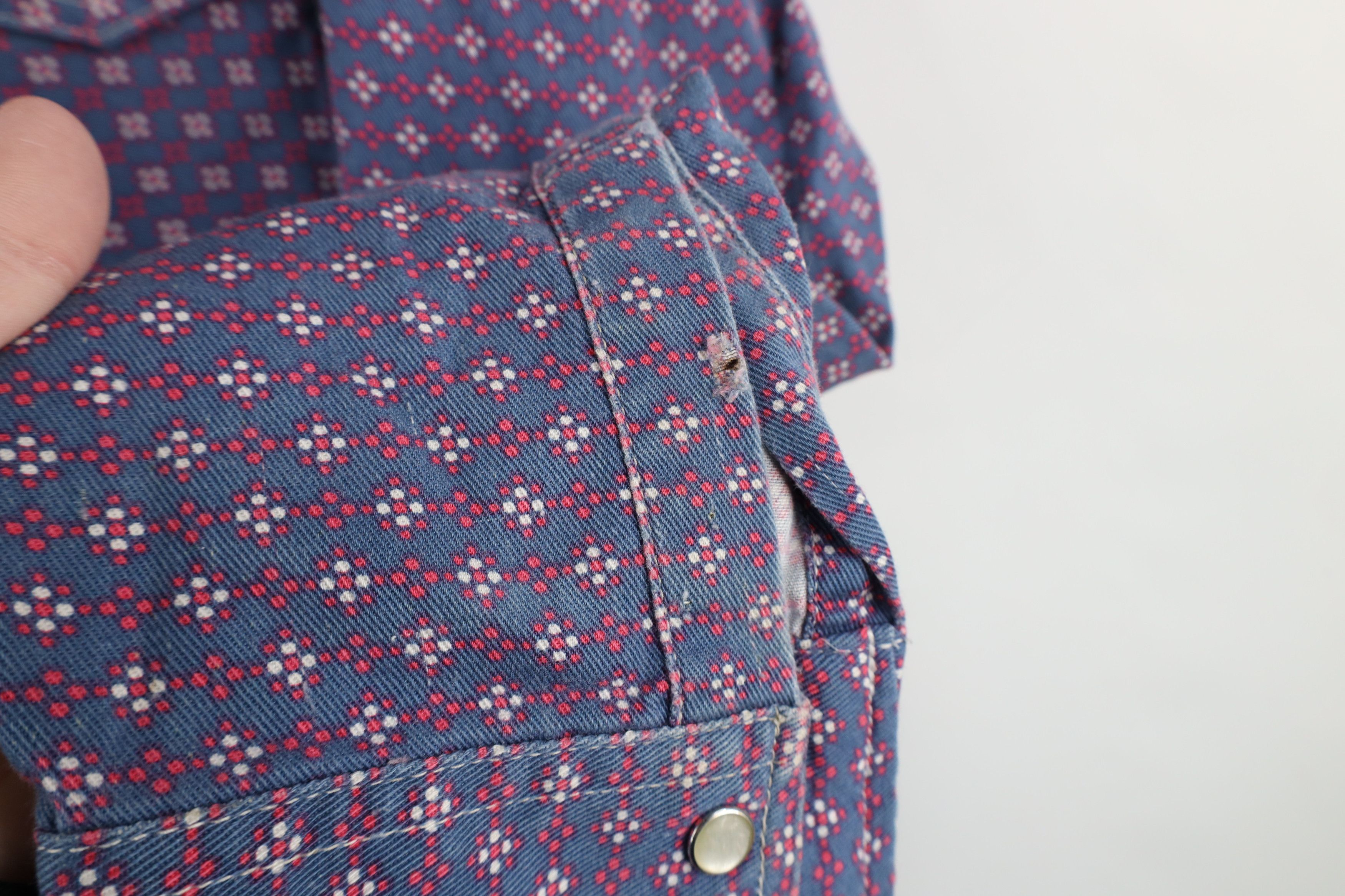 Vintage × Wrangler Wrangler FR 20X Fire Flame Resistant Snap Button Shirt Size US M / EU 48-50 / 2 - 4 Thumbnail