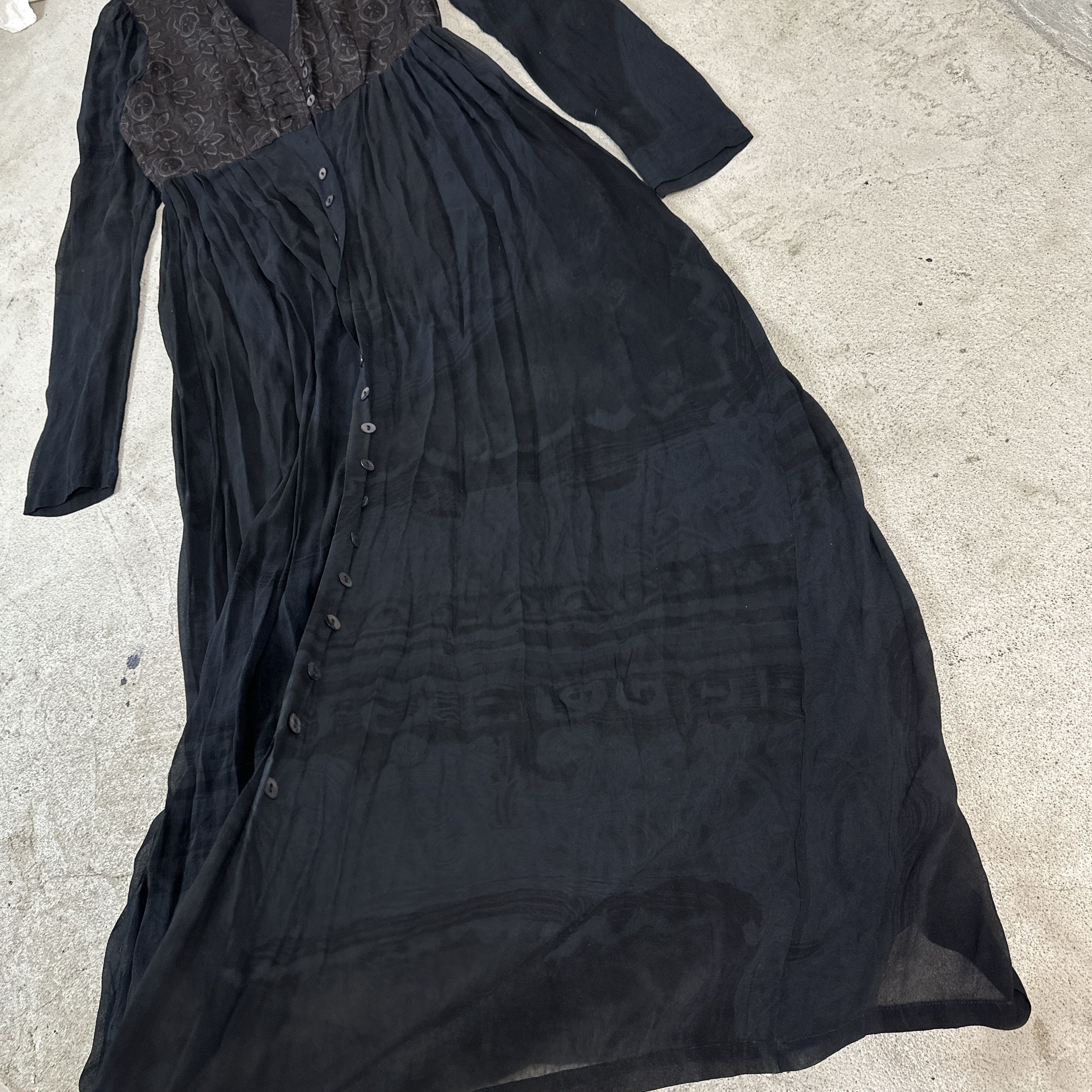 Dries Van Noten × Vintage Vintage Silk Dress Dries Van Noten Size M / US 6-8 / IT 42-44 - 11 Thumbnail