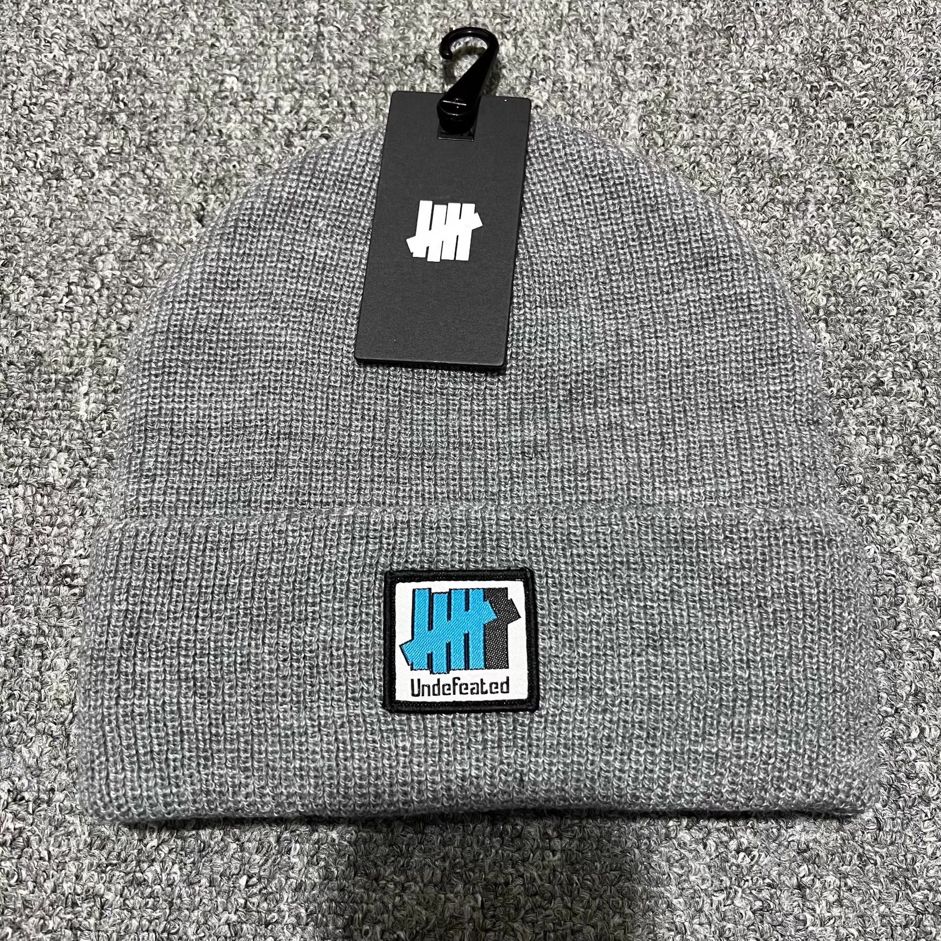 Undefeated Undefeated Patch Embroidered Knit Beanie Q7 Size ONE SIZE - 4 Thumbnail