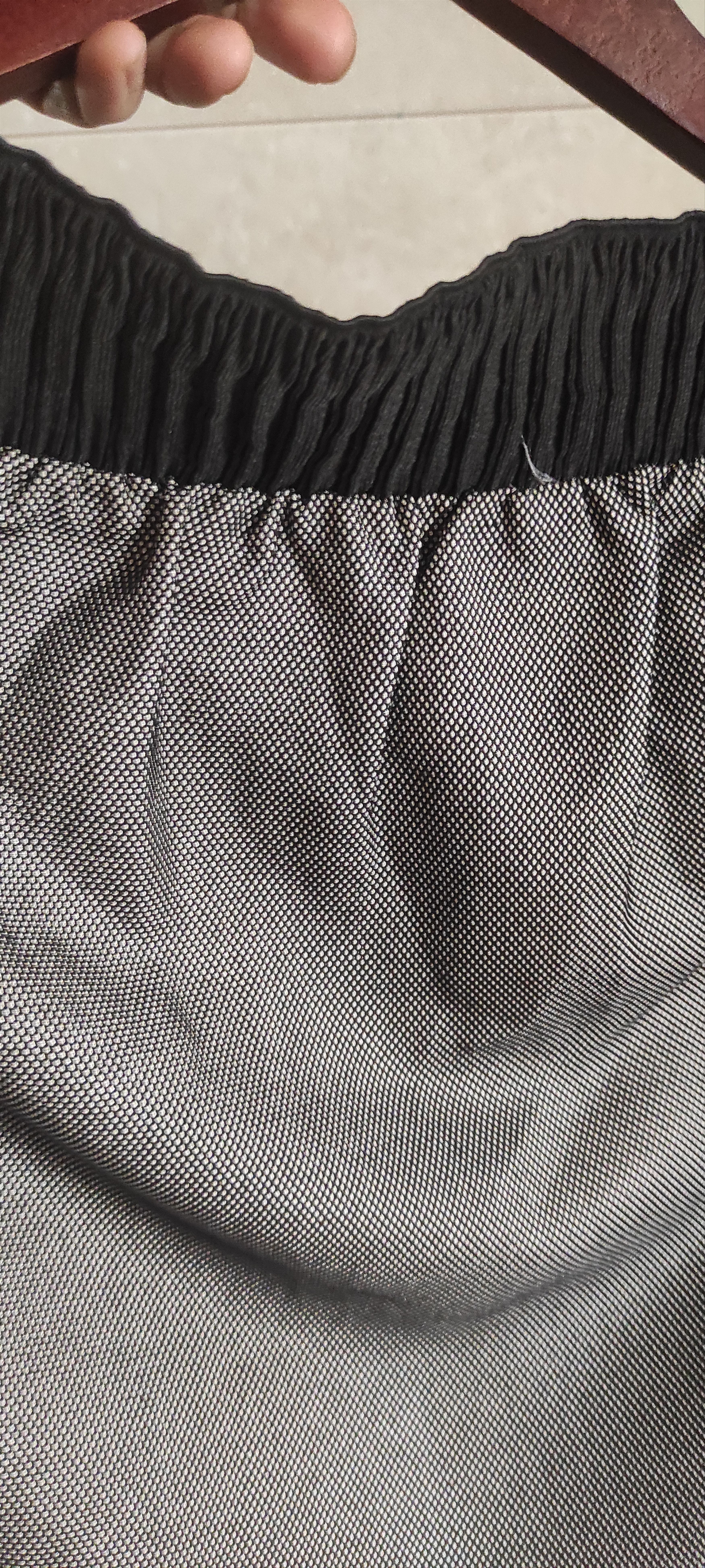 Other Vintage NAF NAF Pencil Skirt Women Mini Skirt Black Grey Size 27" / US 4 / IT 40 - 10 Thumbnail