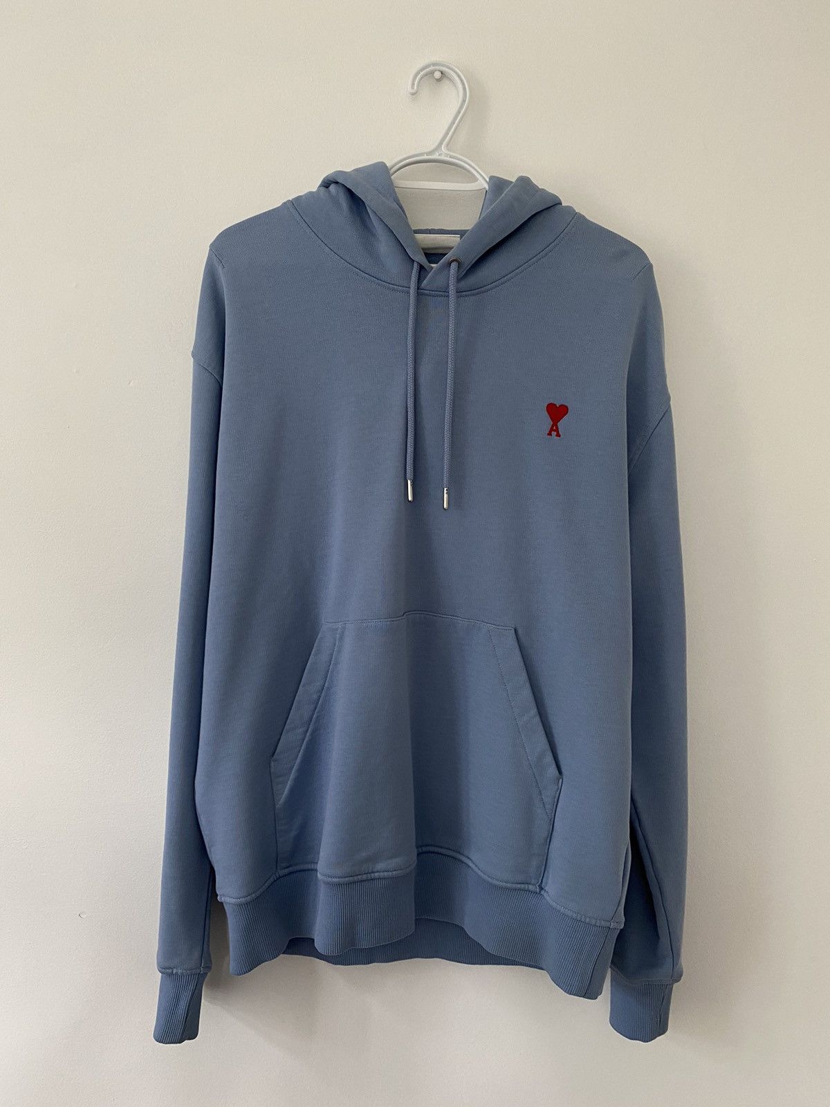 AMI Ami Paris Light Blue Hoodie Size US XL / EU 56 / 4 - 2 Thumbnail