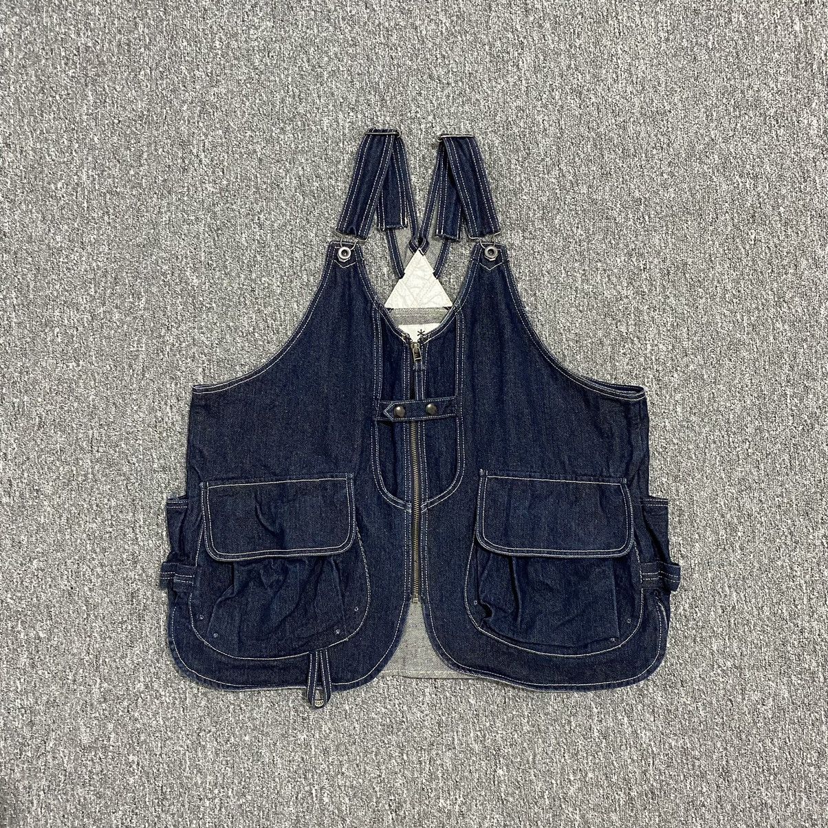 Snow Peak Snow peak - TAKIBI Indigo Denim vest | Grailed