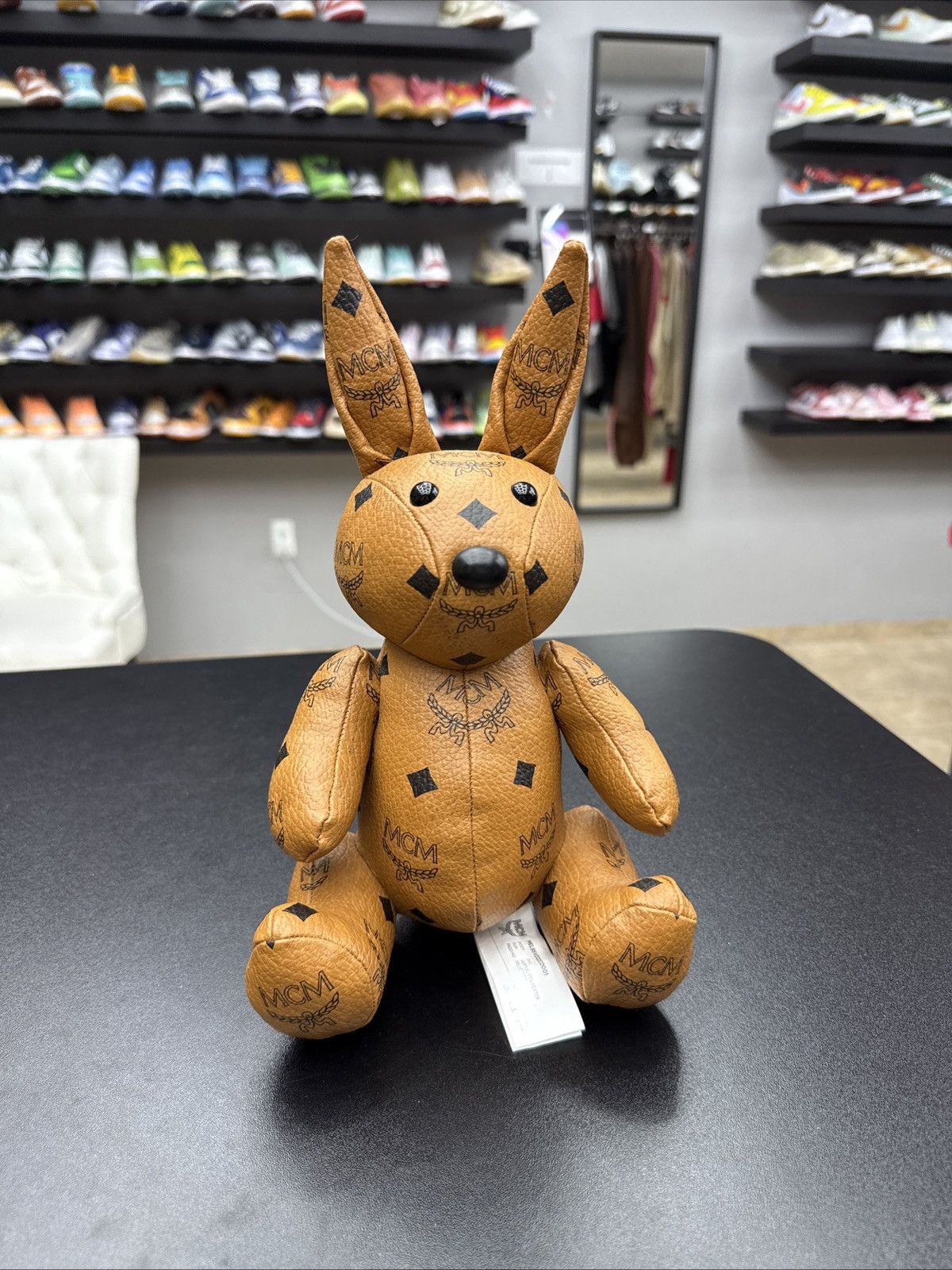 MCM AUTHENTIC MCM Leather Rabbit Plush Toy Stuffed Size ONE SIZE - 1 Thumbnail
