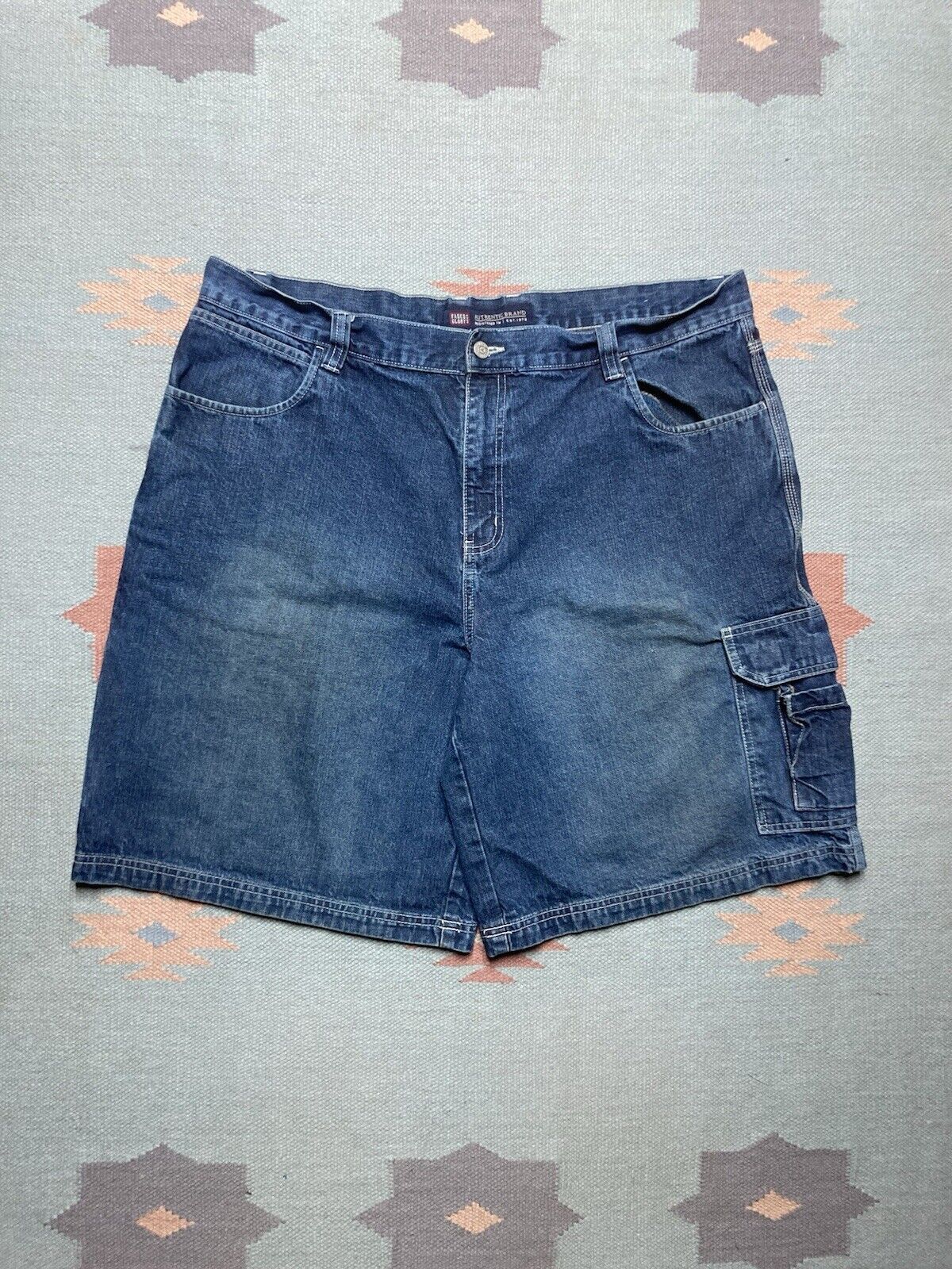 Faded Glory × Vintage y2k baggy jeans shorts jorts cargo carpenter wide skater 40 Size US 40 / EU 56 - 4 Thumbnail