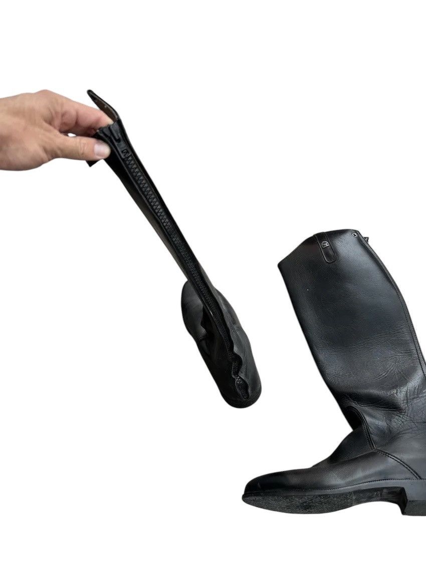 Vintage VTG Veltheim Rancher black Leather Tall Riding Boots Size US 8 / IT 38 - 5 Thumbnail