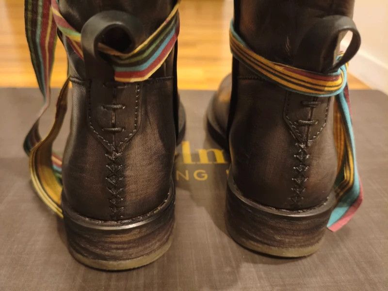 Other Premium High Ankle Boots Felmini Cooper D180 Anilex Marmo Size US 6 / IT 36 - 2 Thumbnail