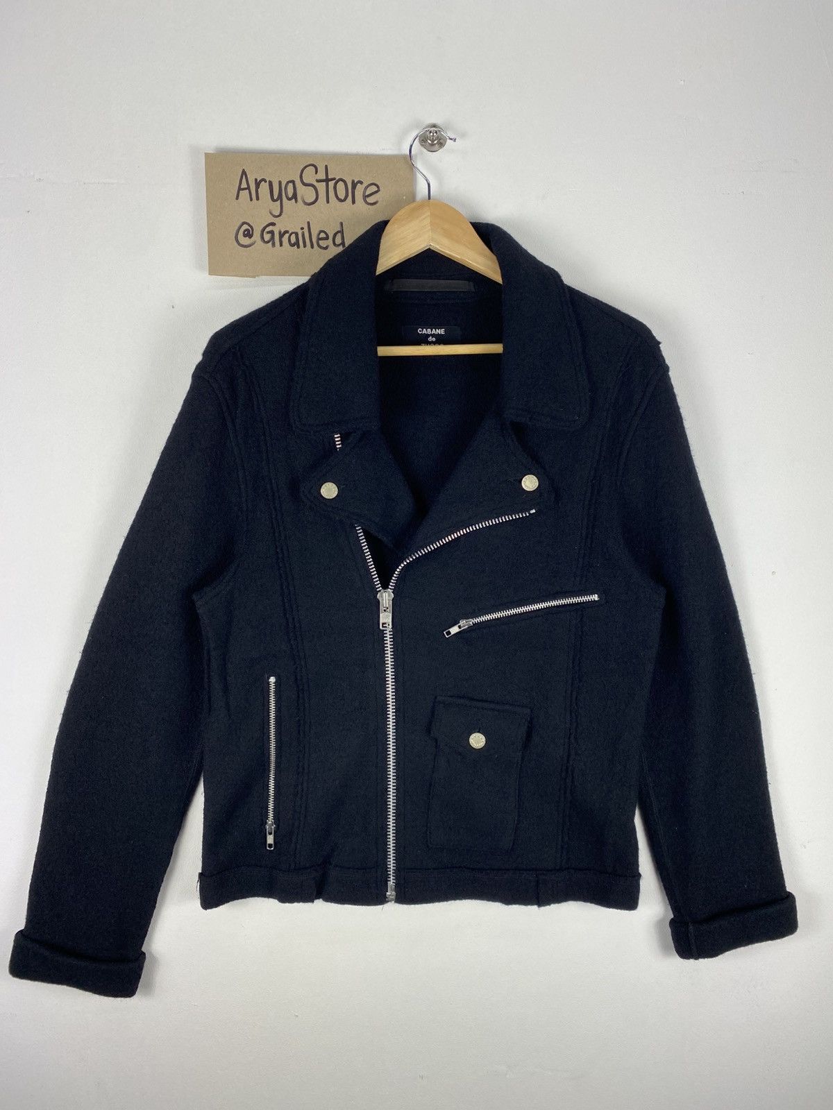 Issey Miyake Vintage Cabane de Zucca Issey Miyake Double Collar Jacket Size US XS / EU 42 / 0 - 1 Thumbnail