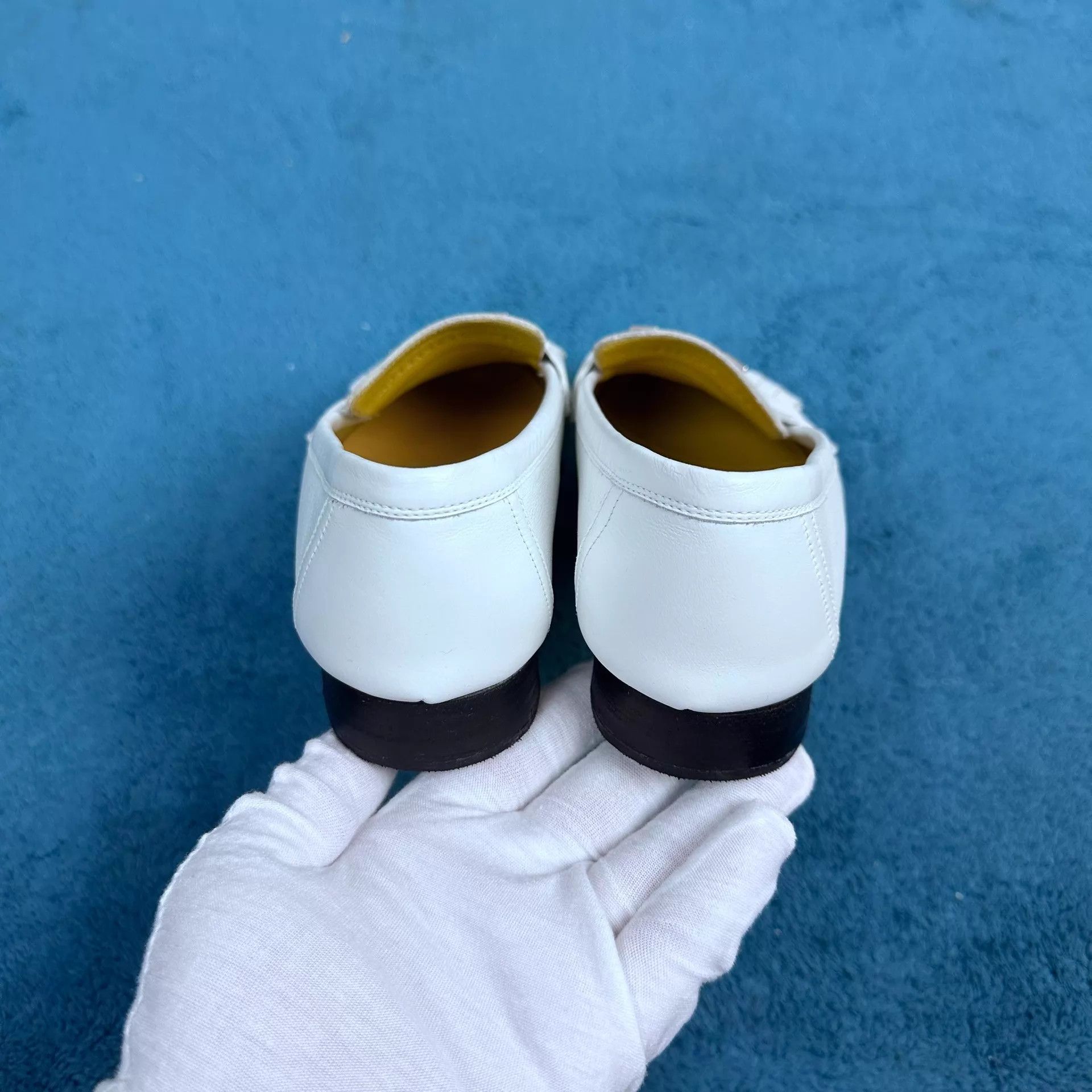 Hermes Hermès Royal Calfskin Loafer White 37 Size US 6.5 / IT 36.5 - 4 Thumbnail