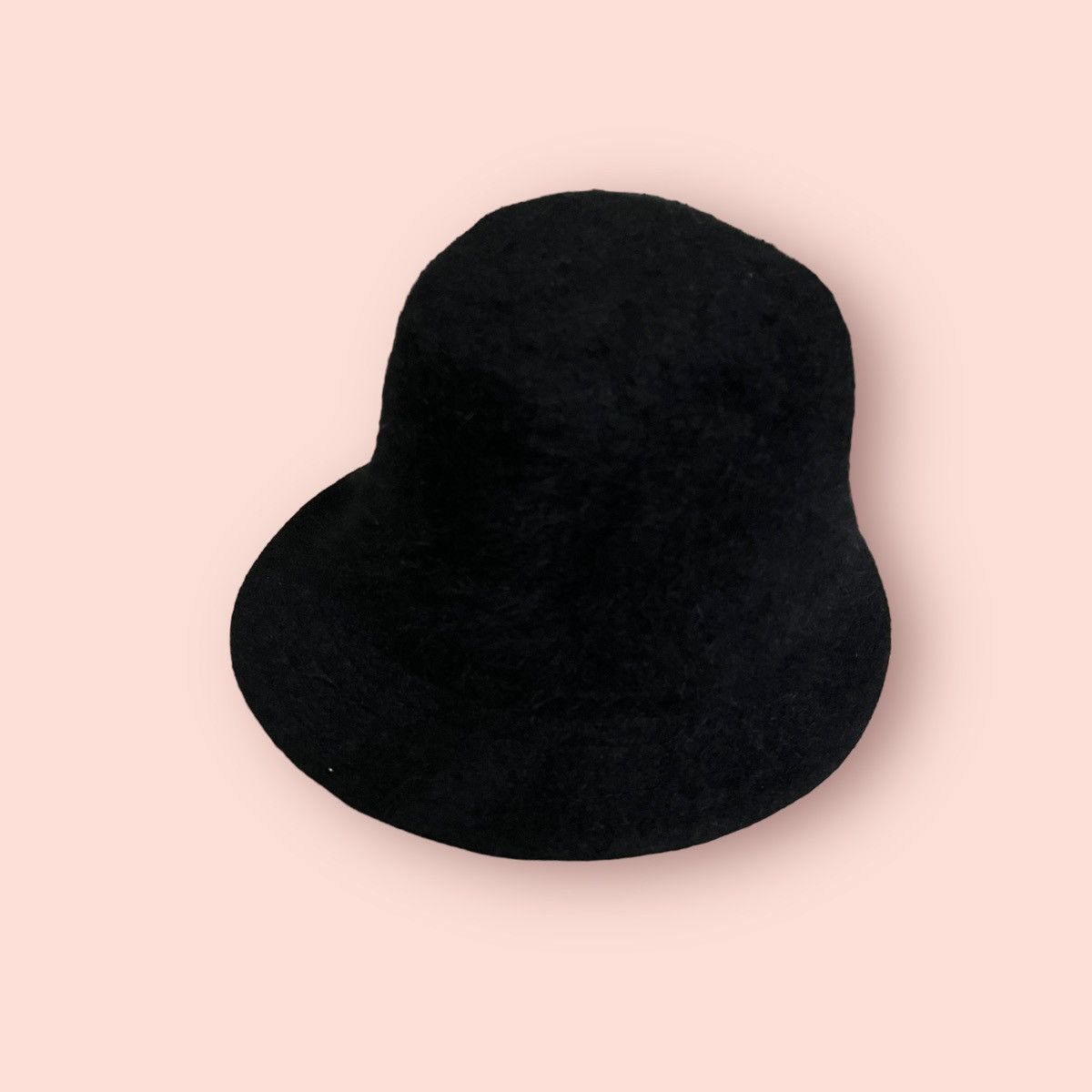 Beams Plus × Japanese Brand VINTAGE RAY BEAMS MOHAIR BLACK WOOL BLEND BUCKET HAT Size ONE SIZE - 13 Thumbnail