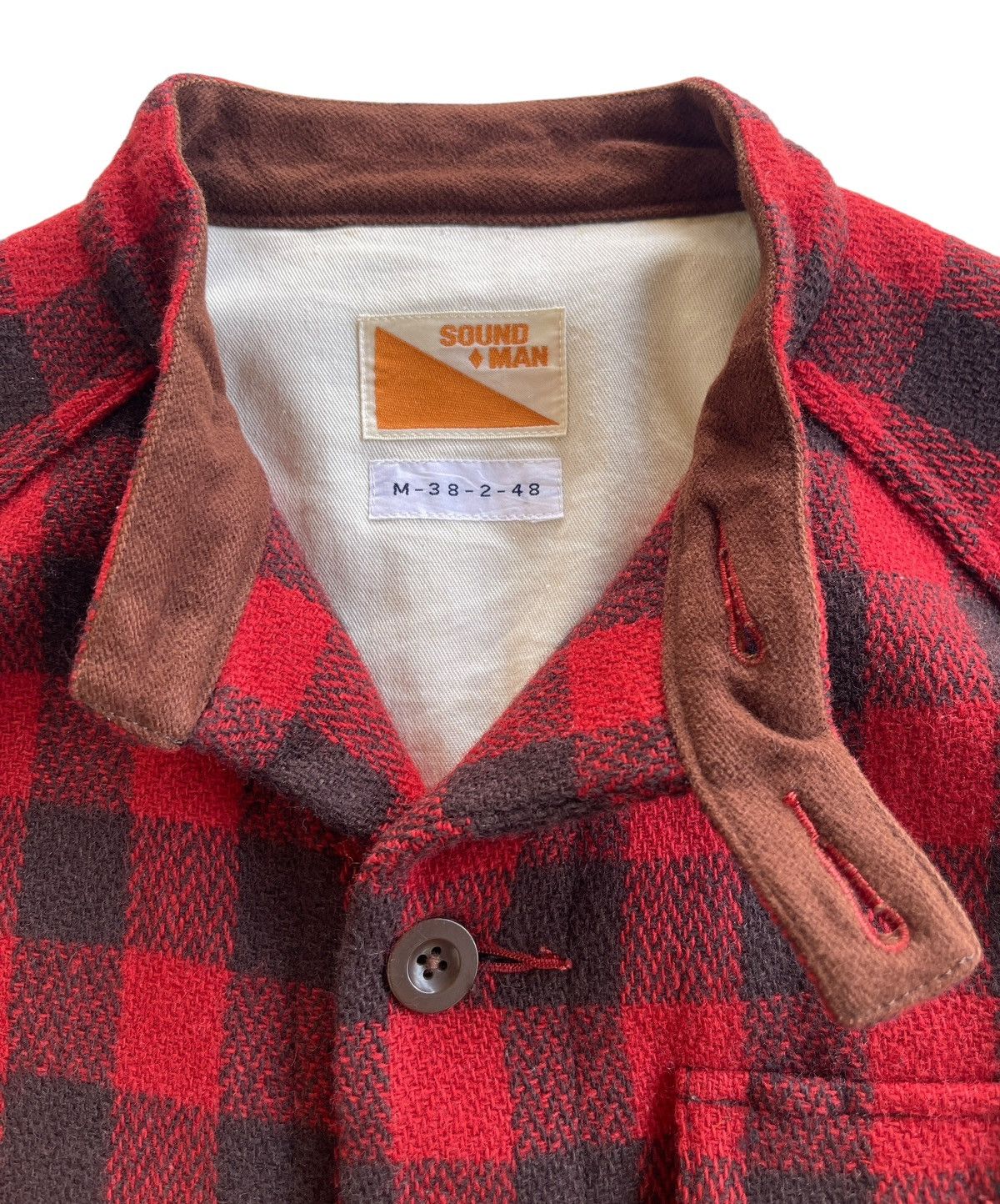 Soundman Soundman Wool Checked Workwear Jacket Size US M / EU 48-50 / 2 - 4 Thumbnail