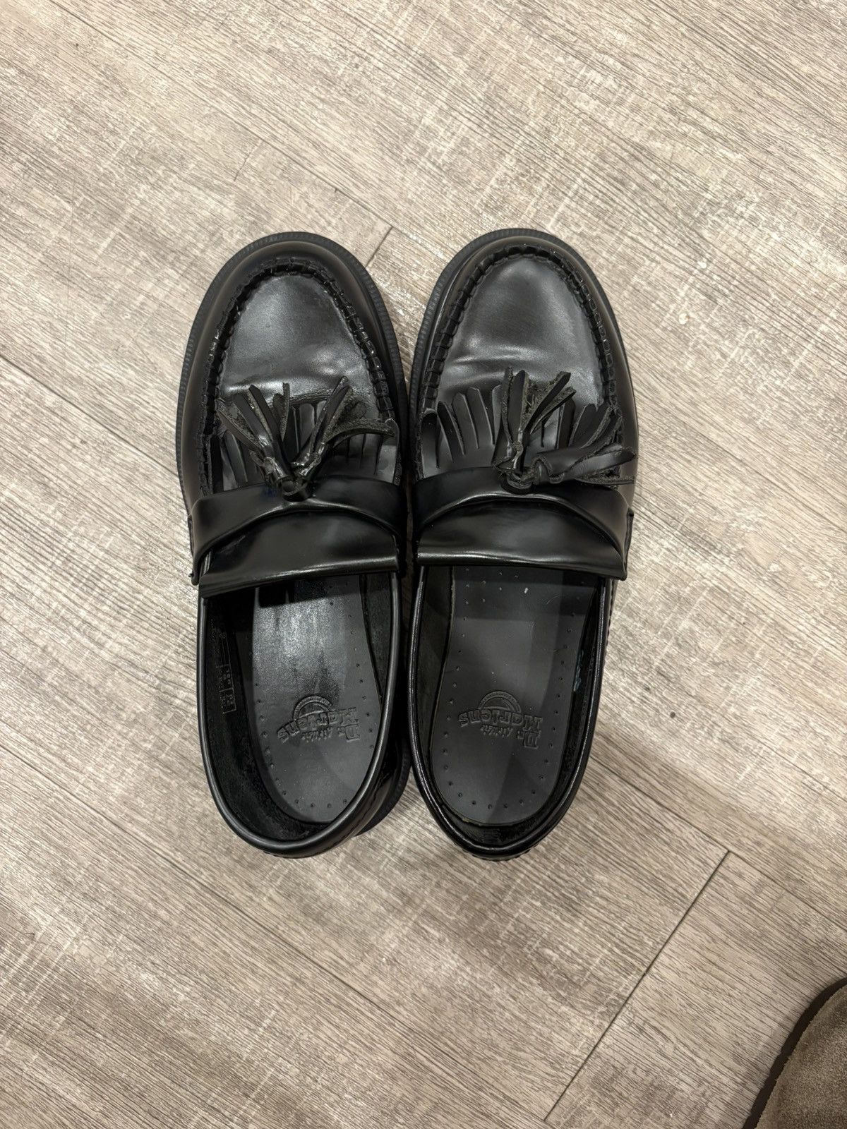 Dr. Martens Dr Marten Adrian Loafers Black Leather Size US 7.5 / IT 37.5 - 5 Thumbnail