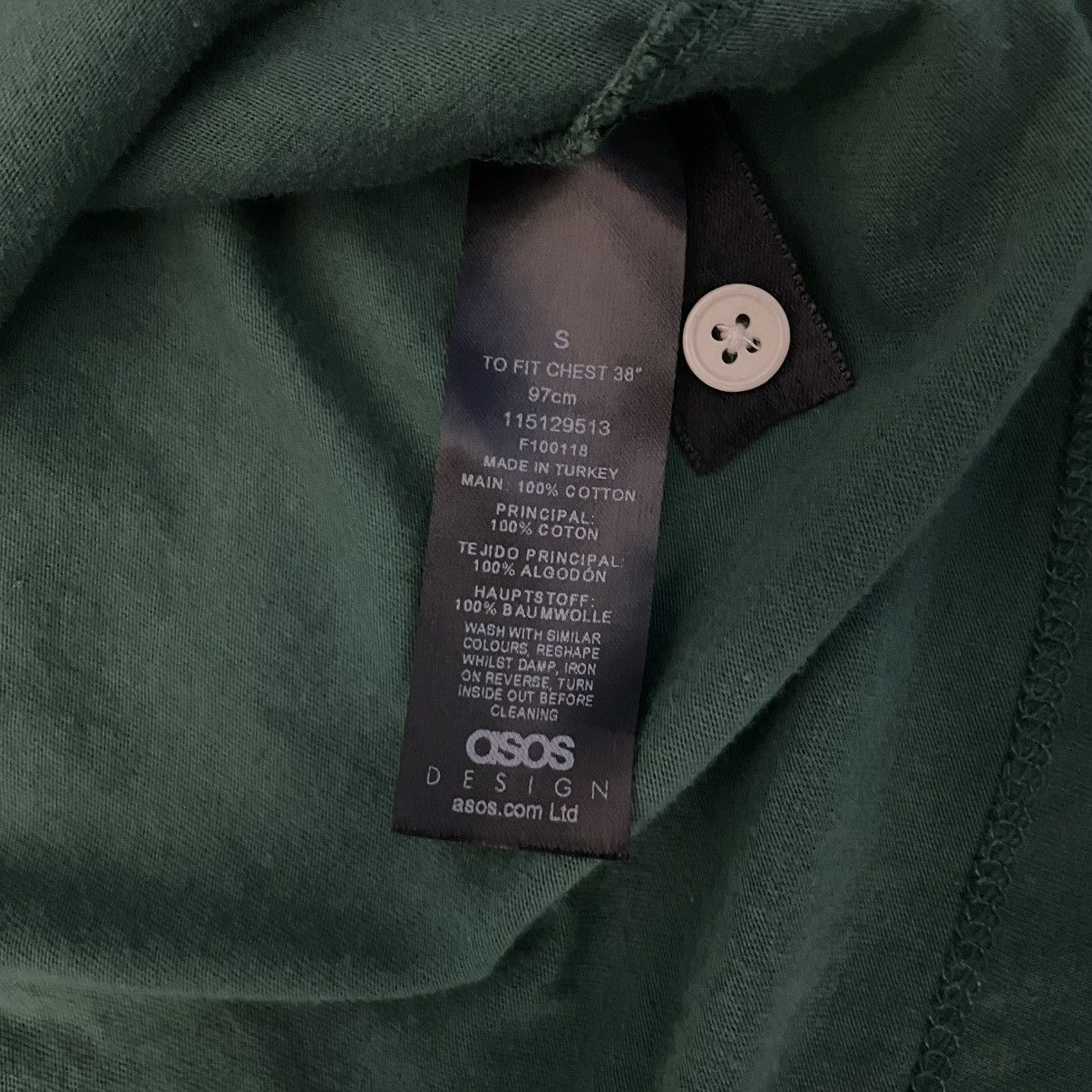 Asos ASOS Long Sleeve Color Block Polo – Size M Size US S / EU 44-46 / 1 - 8 Thumbnail