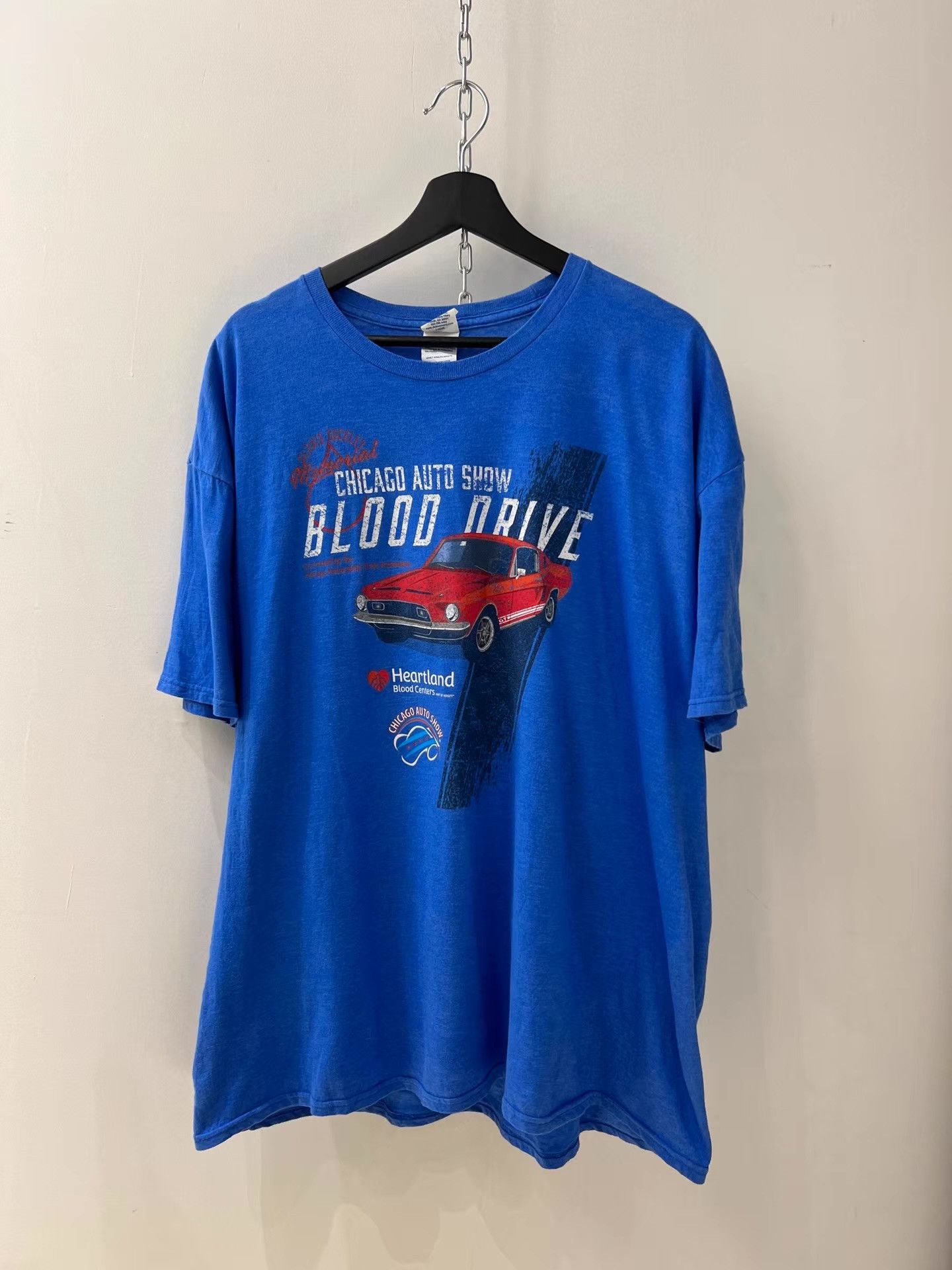 Vintage Vintage Chicago Auto Show Racing Tee Q13 Size US L / EU 52-54 / 3 - 4 Thumbnail