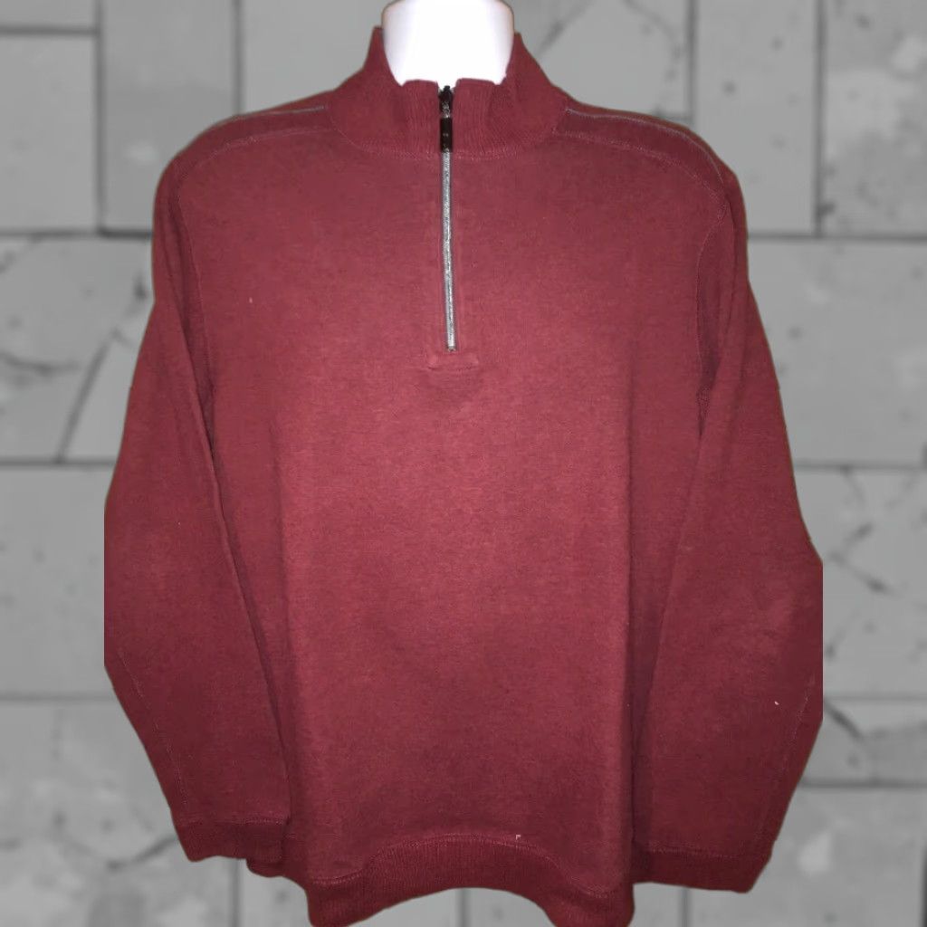 Tommy Bahama Tommy Bahama Reversible 1/2 Zip Jacket XL Men Red Sz XL Jacket Mens Size US XL / EU 56 / 4 - 1 Thumbnail