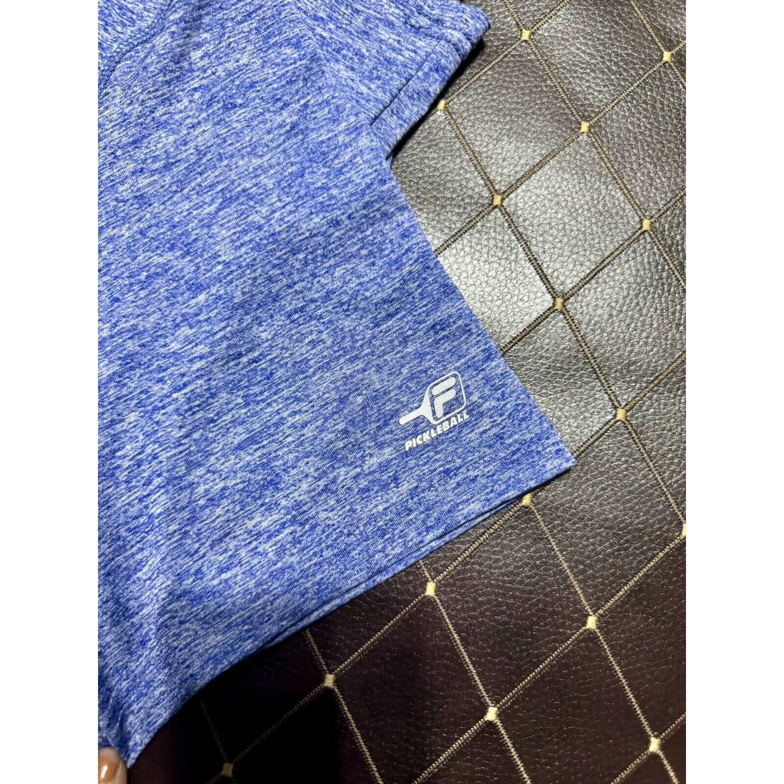 Fila FILA Pickleball Scallop Hem Tee In Atomic Blue Heather 3X Size 3XL / US 20-22 - 11 Thumbnail