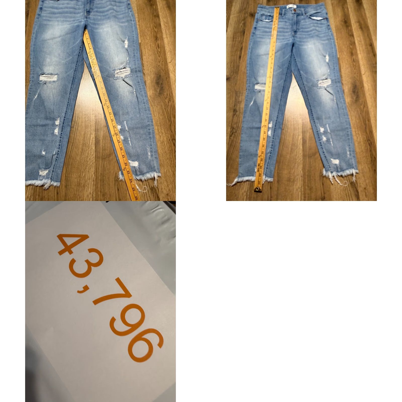 Vintage VINTAGE BKE Jeans Women's 31 Parker Universal Fit High Rise Ankle Skinny Ripped Denim Blue 5-Pocket Womens Jeans Managable? Size 24" / US 00 / IT 34 - 9 Thumbnail