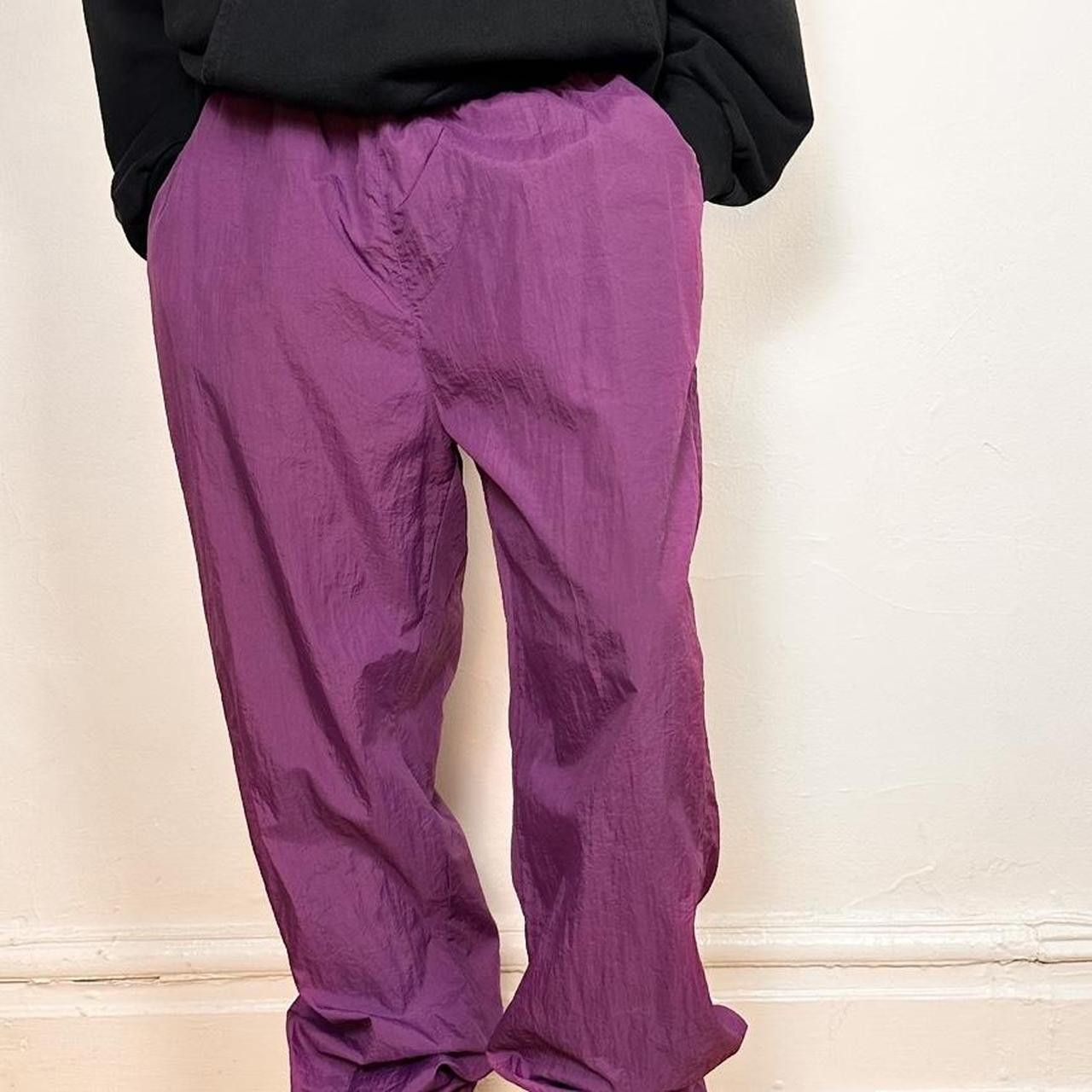 Cherokee Vintage Cherokee Purple Nylon Joggers - XL Size US 34 / EU 50 - 5 Thumbnail