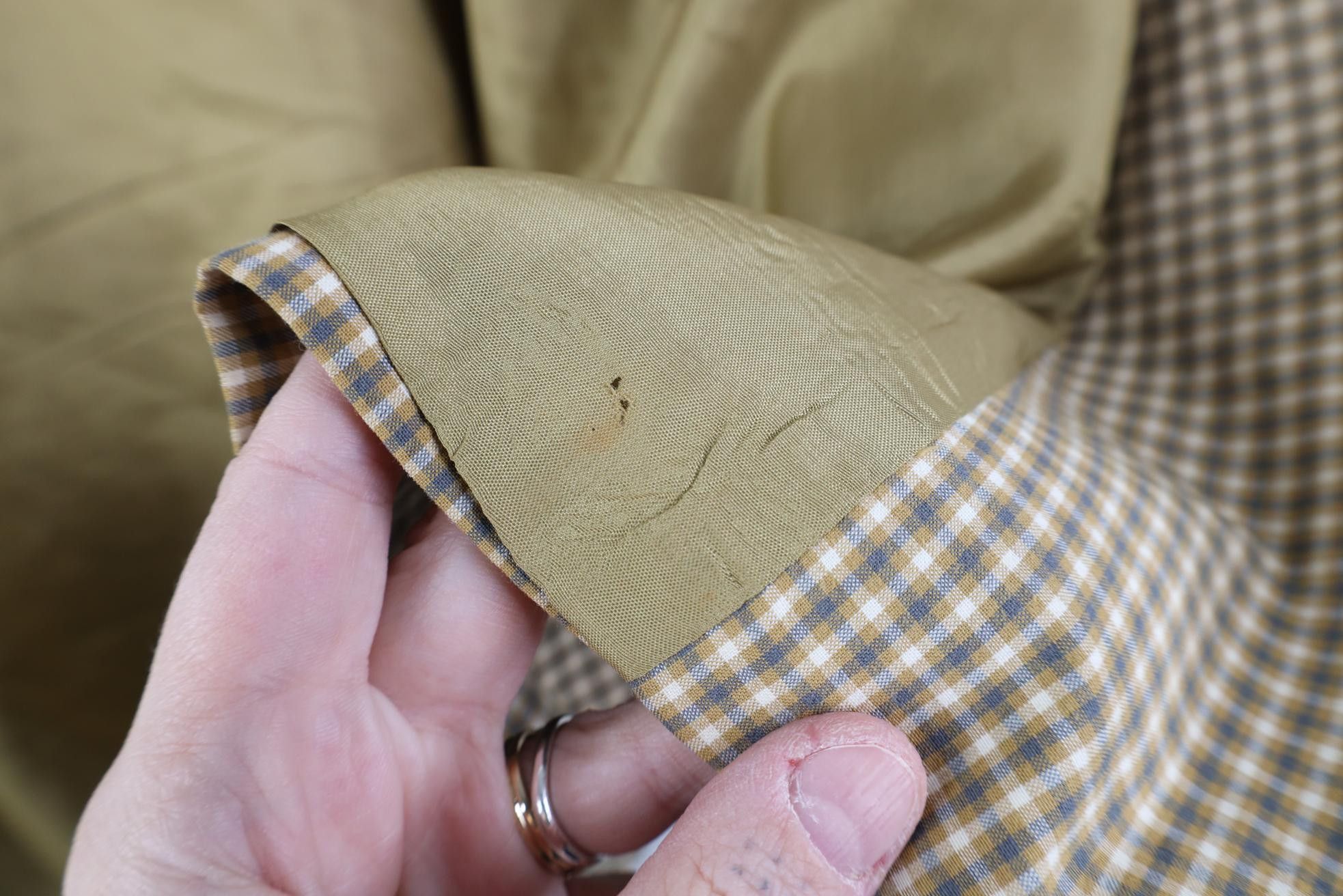 Gap Vintage 90s Gap Button Suit Coat Blazer Jacket Plaid Cotton Size US S / EU 44-46 / 1 - 10 Thumbnail
