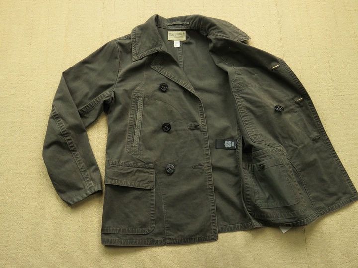 RRL Ralph Lauren Washed Canvas Peacoat Size US L / EU 52-54 / 3 - 16 Thumbnail