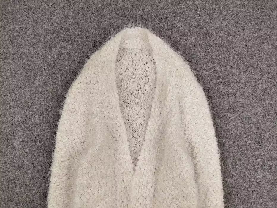 Japanese Brand Rare Vintage Japanese Cardigan Mohair Style Fuzzy Sweater Size L / US 10 / IT 46 - 3 Thumbnail