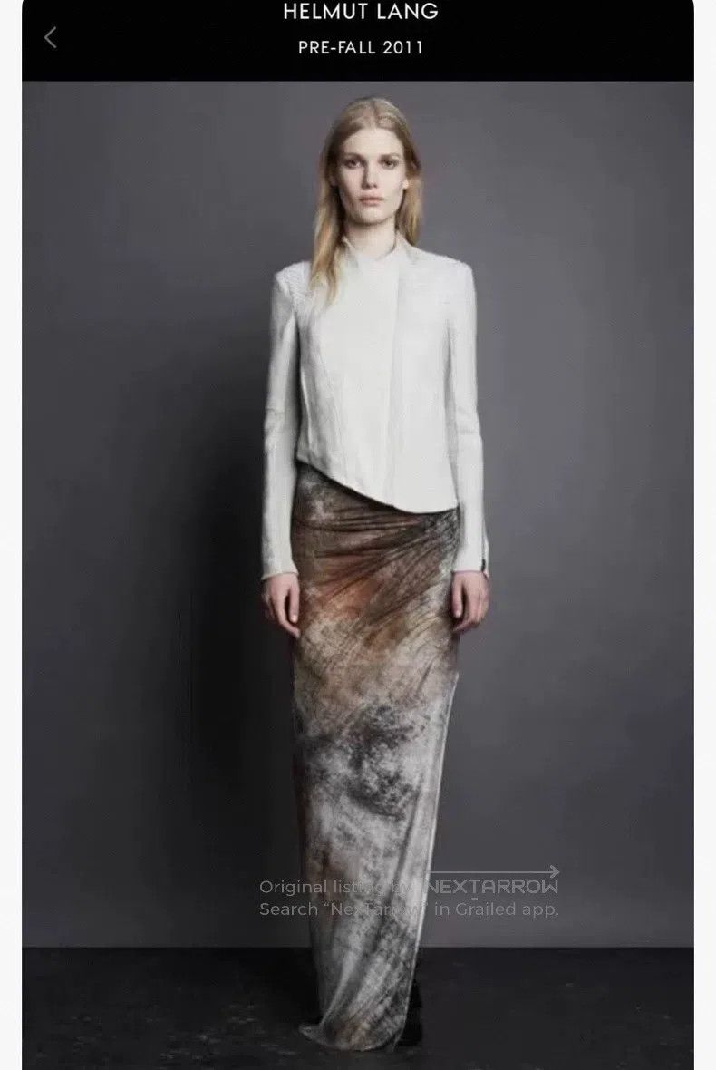 Helmut Lang Helmut Lang size P 11 Style, Earth Tones Rock Pattern Dress Size XXS / US 00 / IT 34 - 9 Thumbnail