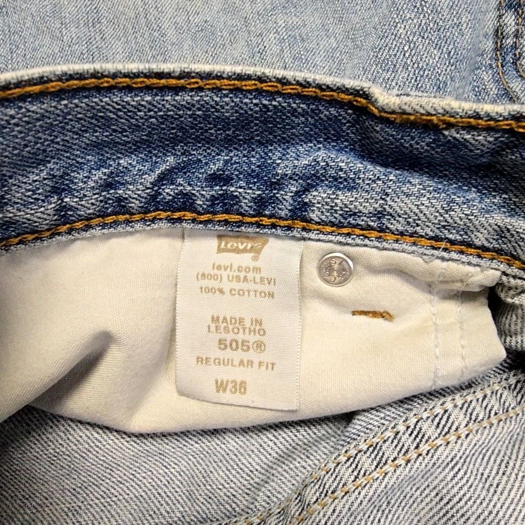 Levi's Levi's 505 Denim Shorts Light Wash Classic Blue 36 Size US 36 / EU 52 - 11 Thumbnail