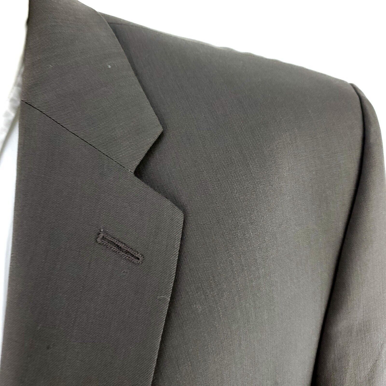 Calvin Klein Calvin Klein Wool Beige 2 Button Blazer 40L Tagged 43R Size 40L - 2 Thumbnail