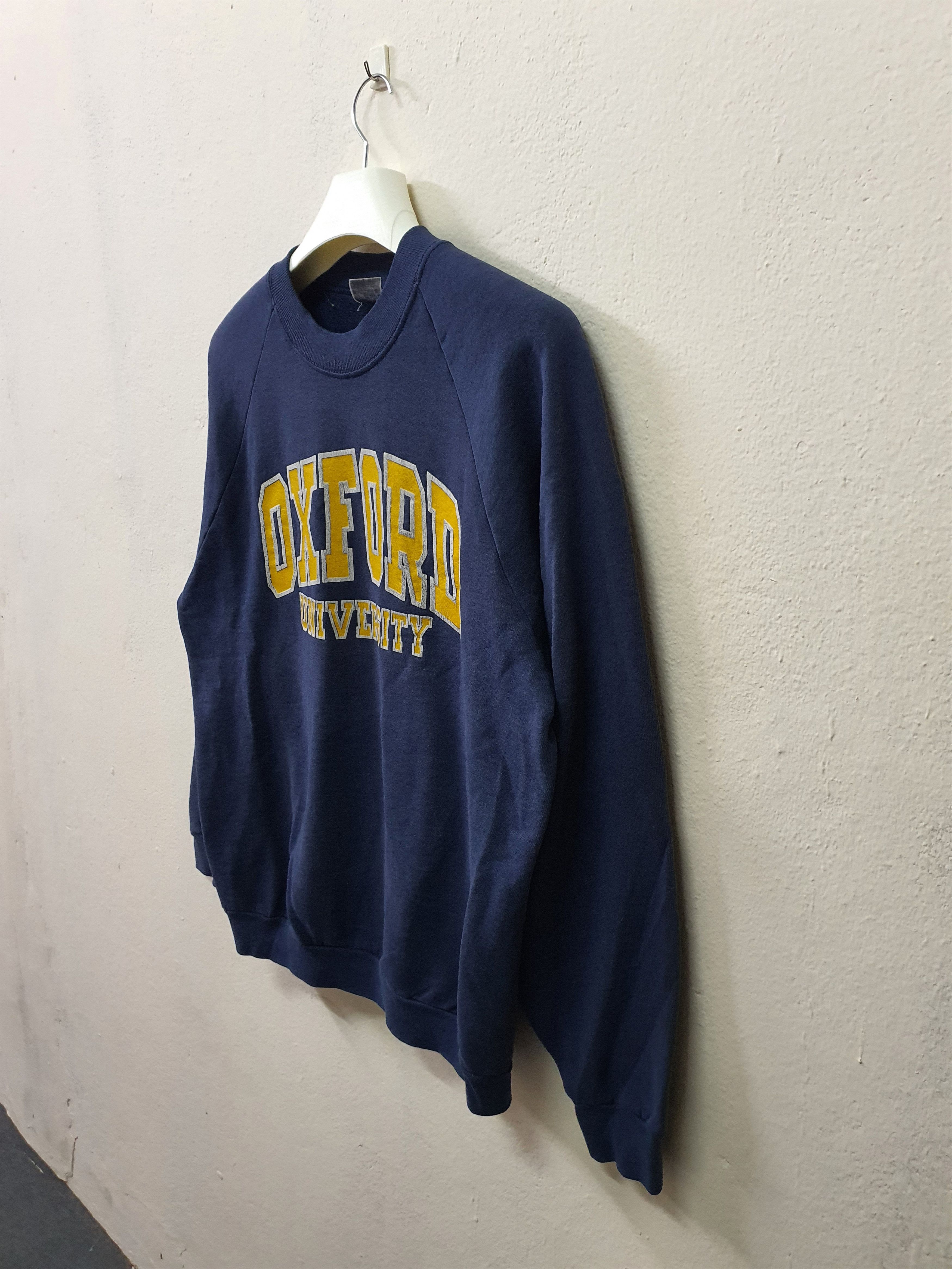 Vintage navy blue "Oxford University" crewneck sweatshirt Size US L / EU 52-54 / 3 - 6 Thumbnail