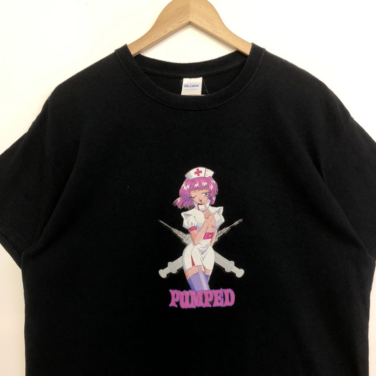 Anime Sexy Anime Graphic Pumped Nurse Skate Design Tshirt Size US L / EU 52-54 / 3 - 2 Thumbnail