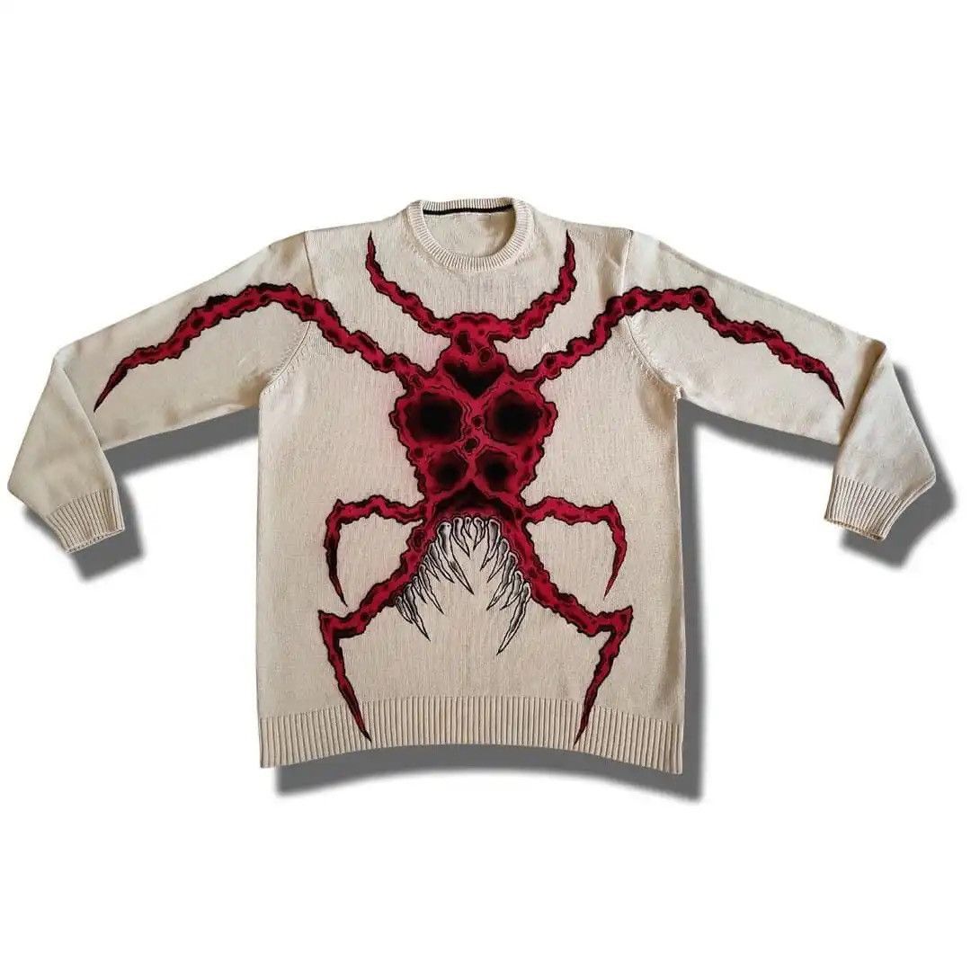 Y2K Streetwear Knitted Sweater Pattern