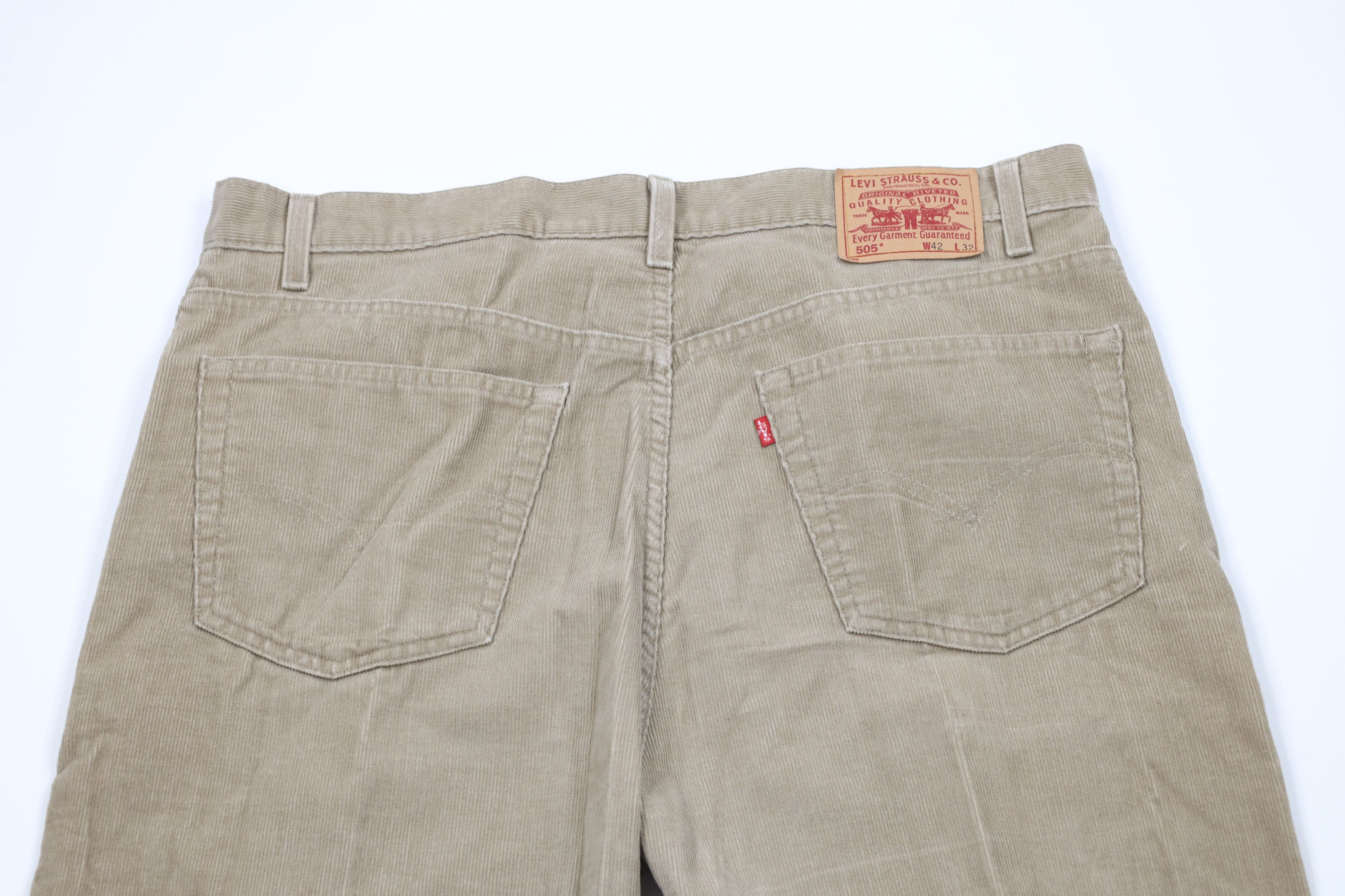 Levi's Vintage Y2K 2000 Levis 505 Straight Leg Corduroy Pants Size US 42 / EU 58 - 9 Thumbnail