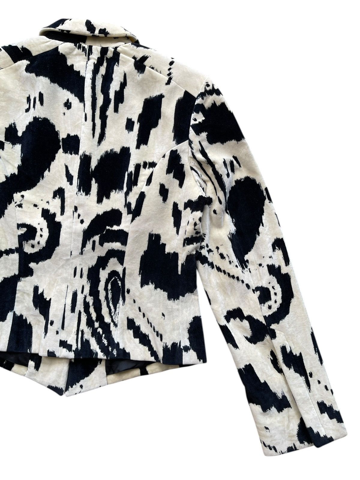 Etro Etro Milano Velvet Printed Cropped Coat Size M / US 6-8 / IT 42-44 - 12 Thumbnail
