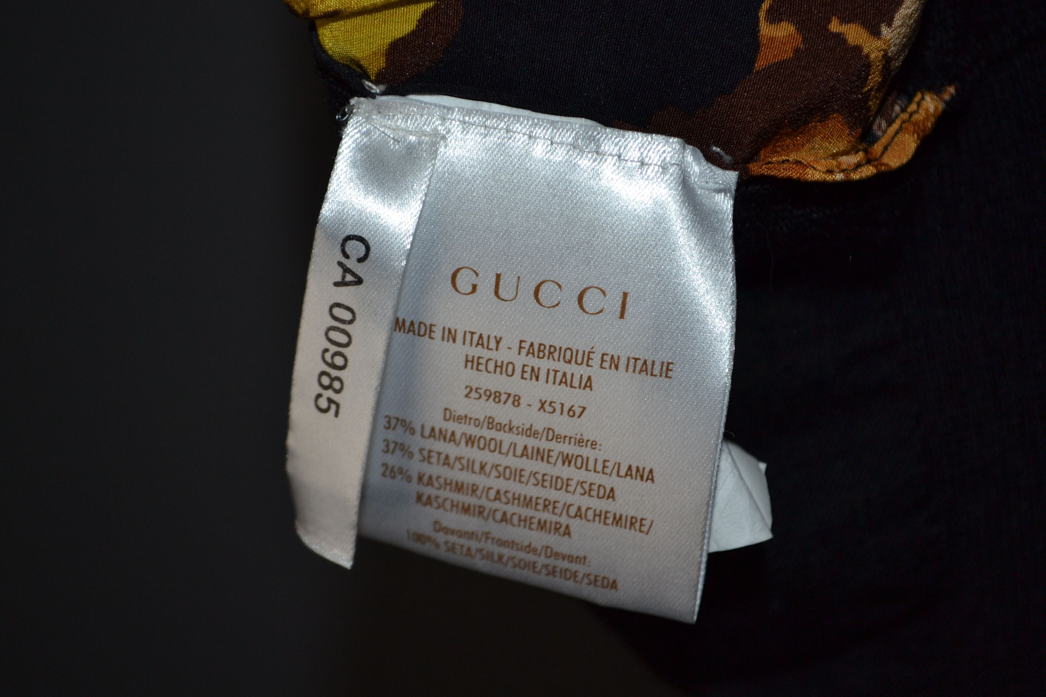 Gucci Gucci Vintage XL size Pansies Silk Cashmere Wool Vest Size XL / US 12-14 / IT 48-50 - 6 Thumbnail