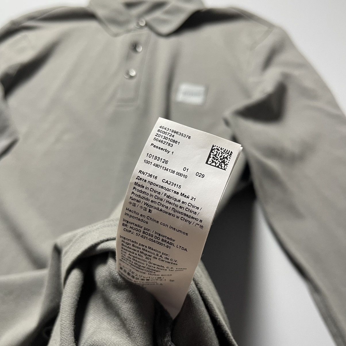 Hugo Boss BOSS Orange Passerby Long Sleeve Polo SIZE “M” Size US M / EU 48-50 / 2 - 11 Thumbnail