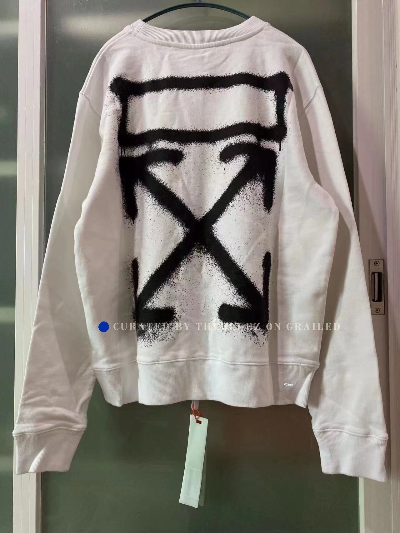 Off-White Off White Spray Paint Effect Sweatshirt Size US M / EU 48-50 / 2 - 2 Thumbnail