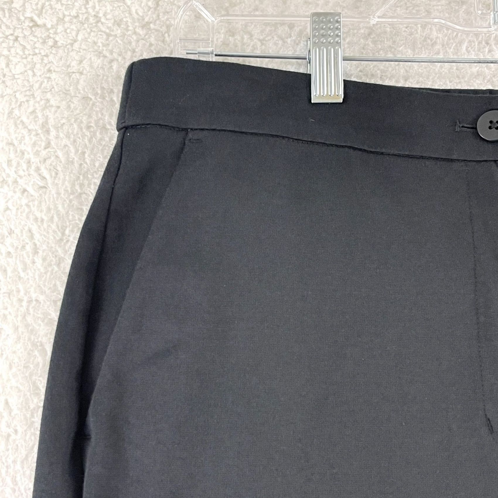 Eileen Fisher Eileen Fisher Pants Womens Medium Black High Waisted Ankle Straight Leg Cotton Size 32" / US 10 / IT 46 - 5 Thumbnail
