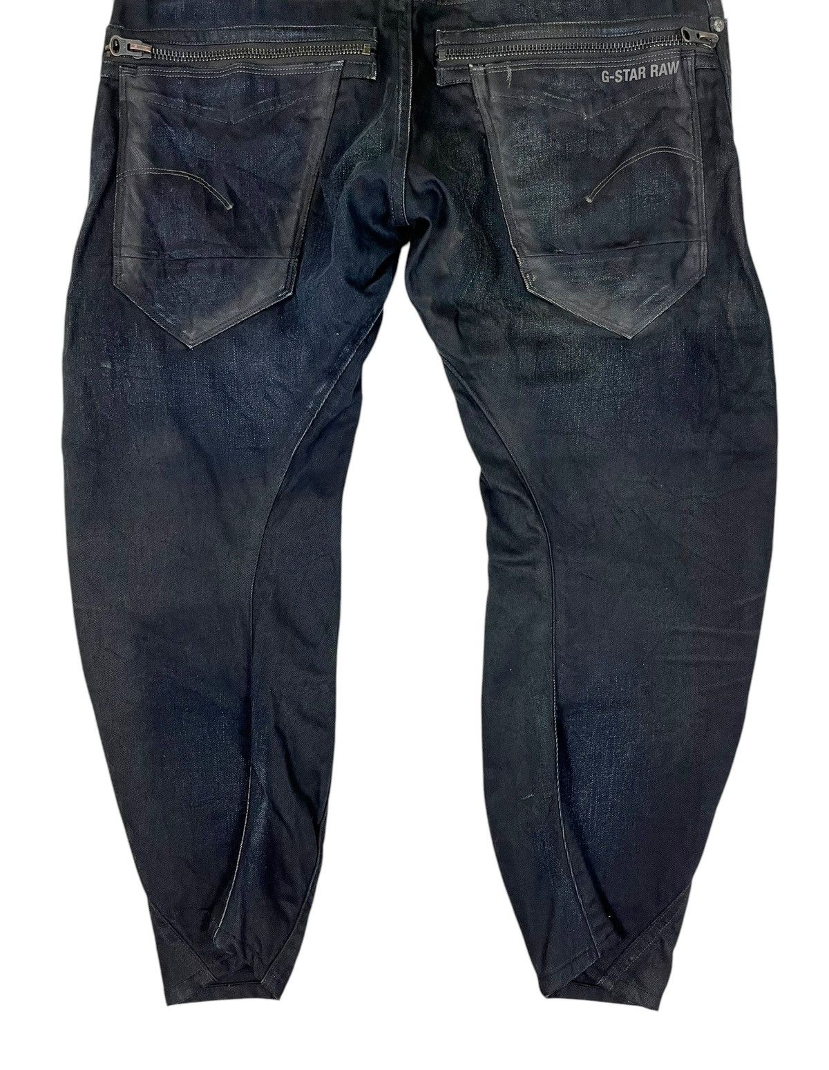 G-Star Gstar Black Wax Loose Tapered Jeans Size US 34 / EU 50 - 11 Thumbnail