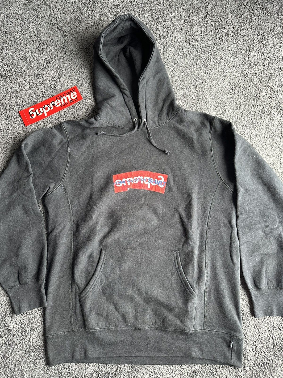 Comme des Garcons SHIRT × Supreme Supreme CDG Box Logo Hoodie Size