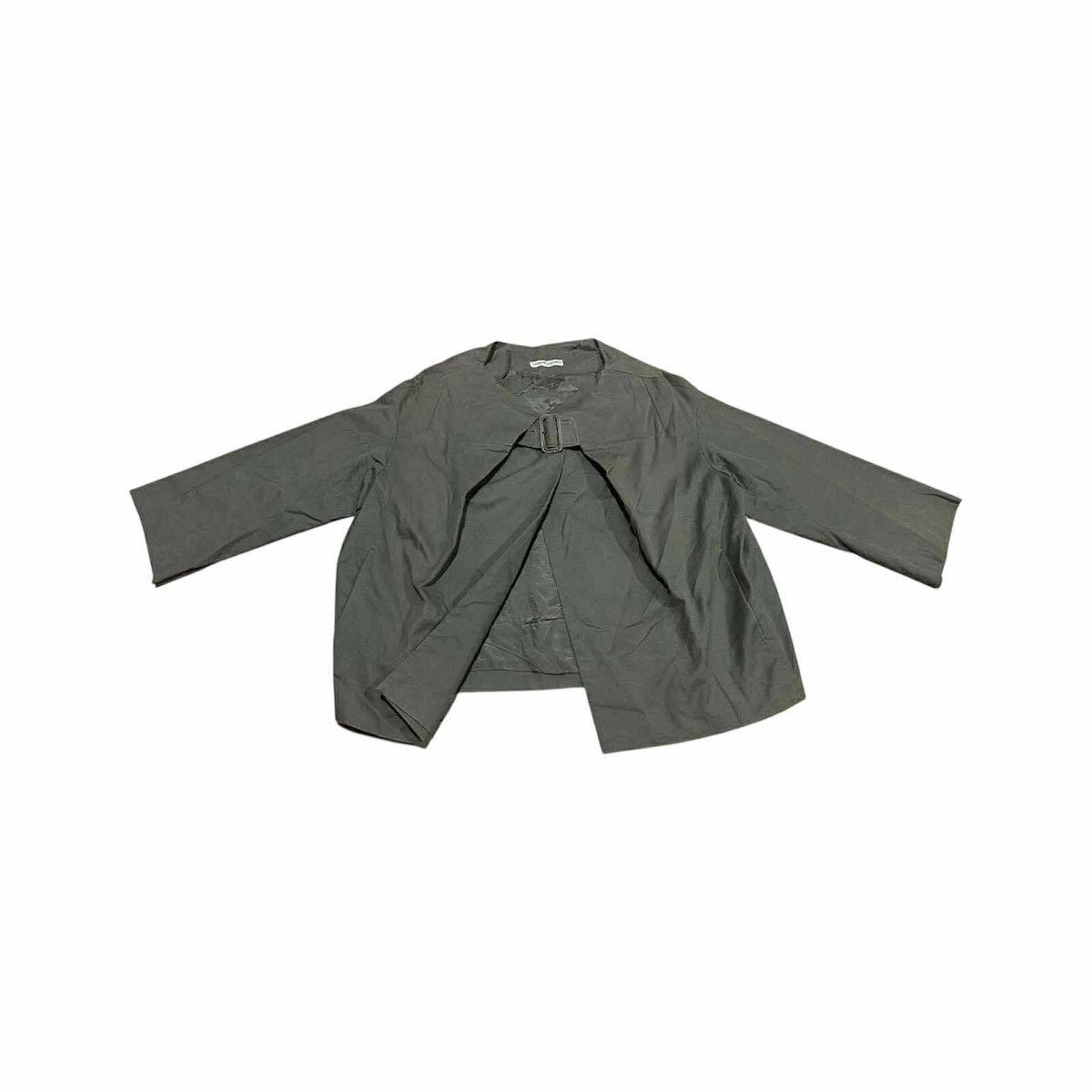 Tsumori Chisato 🔥Tsumori Chisato Issey Miyake Cropped Jacket Belted Collar Size US M / EU 48-50 / 2 - 5 Thumbnail