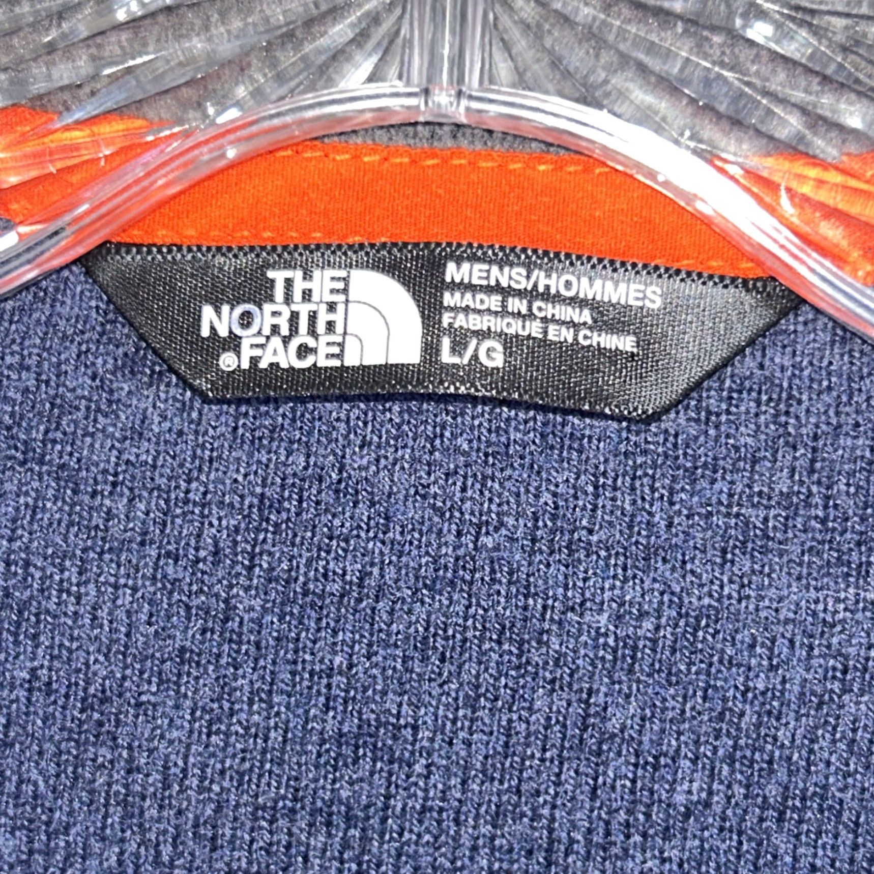 The North Face The North Face Mt Tam 1/4 Zip Sweater Navy Blue Wool Cotton Mens Large Pullover Size US L / EU 52-54 / 3 - 3 Thumbnail