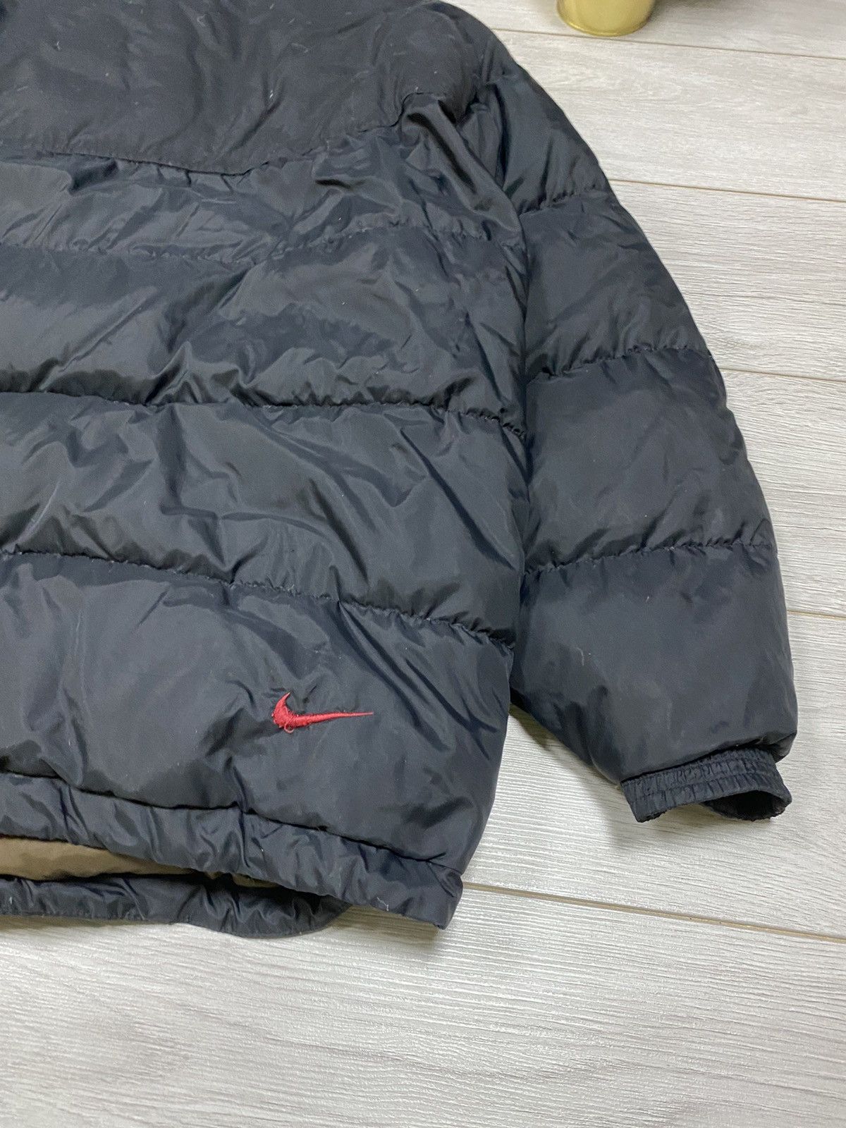 Vintage Nike vintage puffer down jacket big swoosh back Size US XL / EU 56 / 4 - 10 Thumbnail