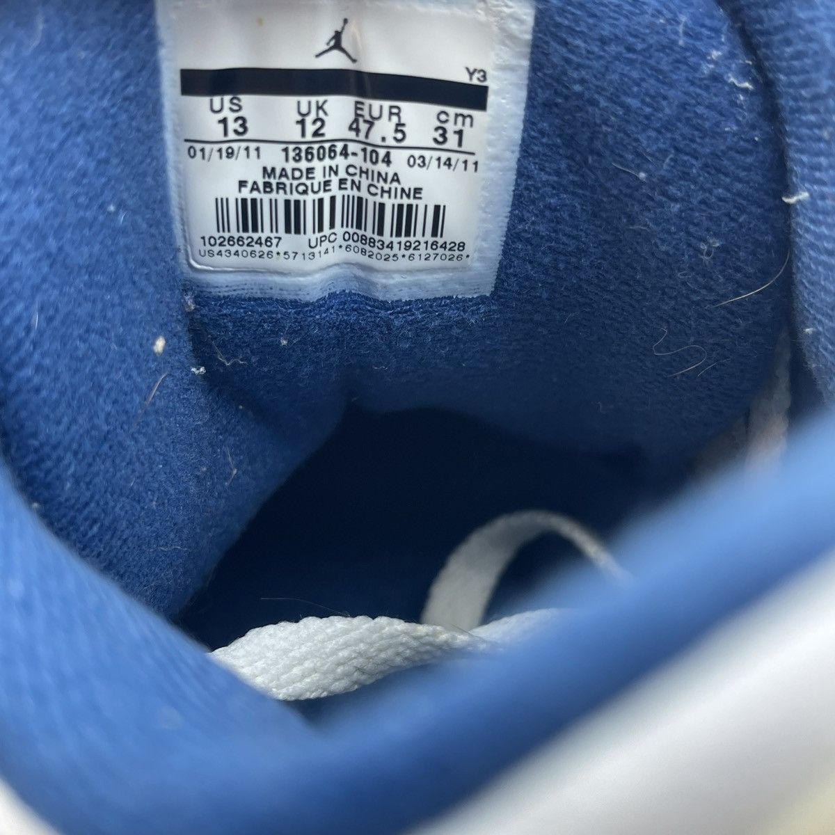 Jordan Brand Air Jordan 3 true blue Size US 13 / EU 46 - 8 Thumbnail