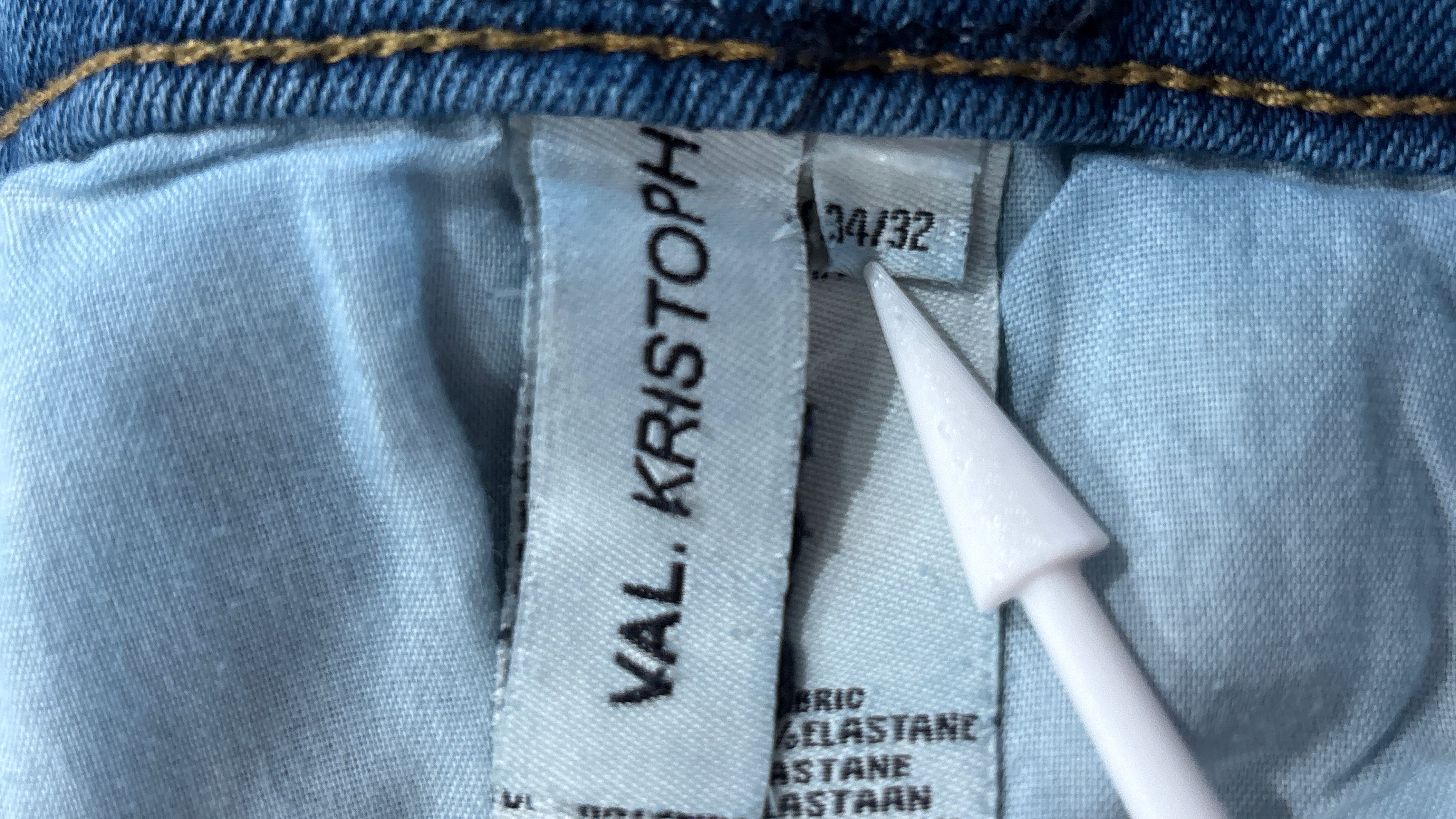 Val Kristopher Val Kristopher SPACE Patchwork Jeans 34x30 Tapered Size US 34 / EU 50 - 7 Thumbnail